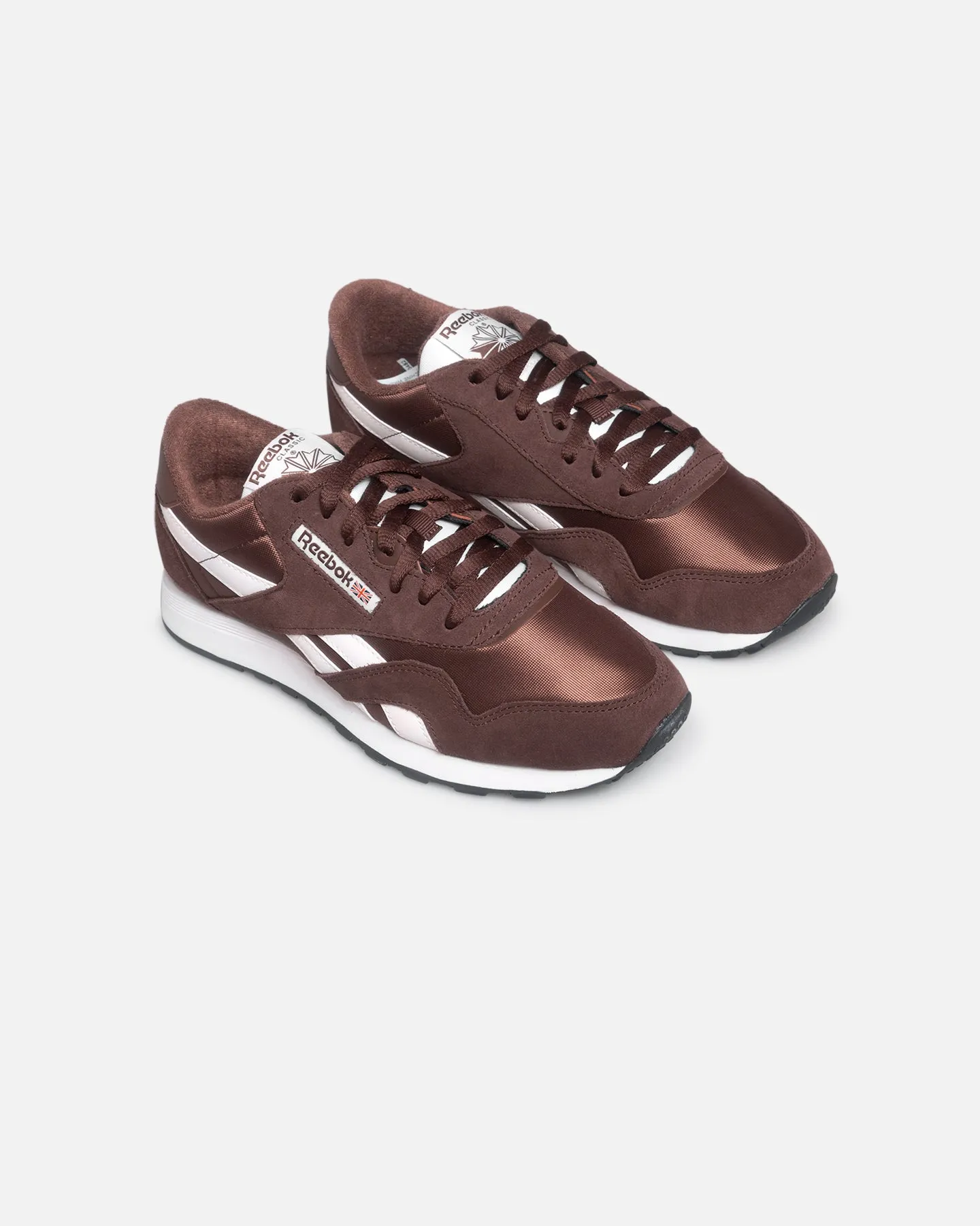All Day Use Bonded Reinforcement Panels Reebok Classic Nylon Brown