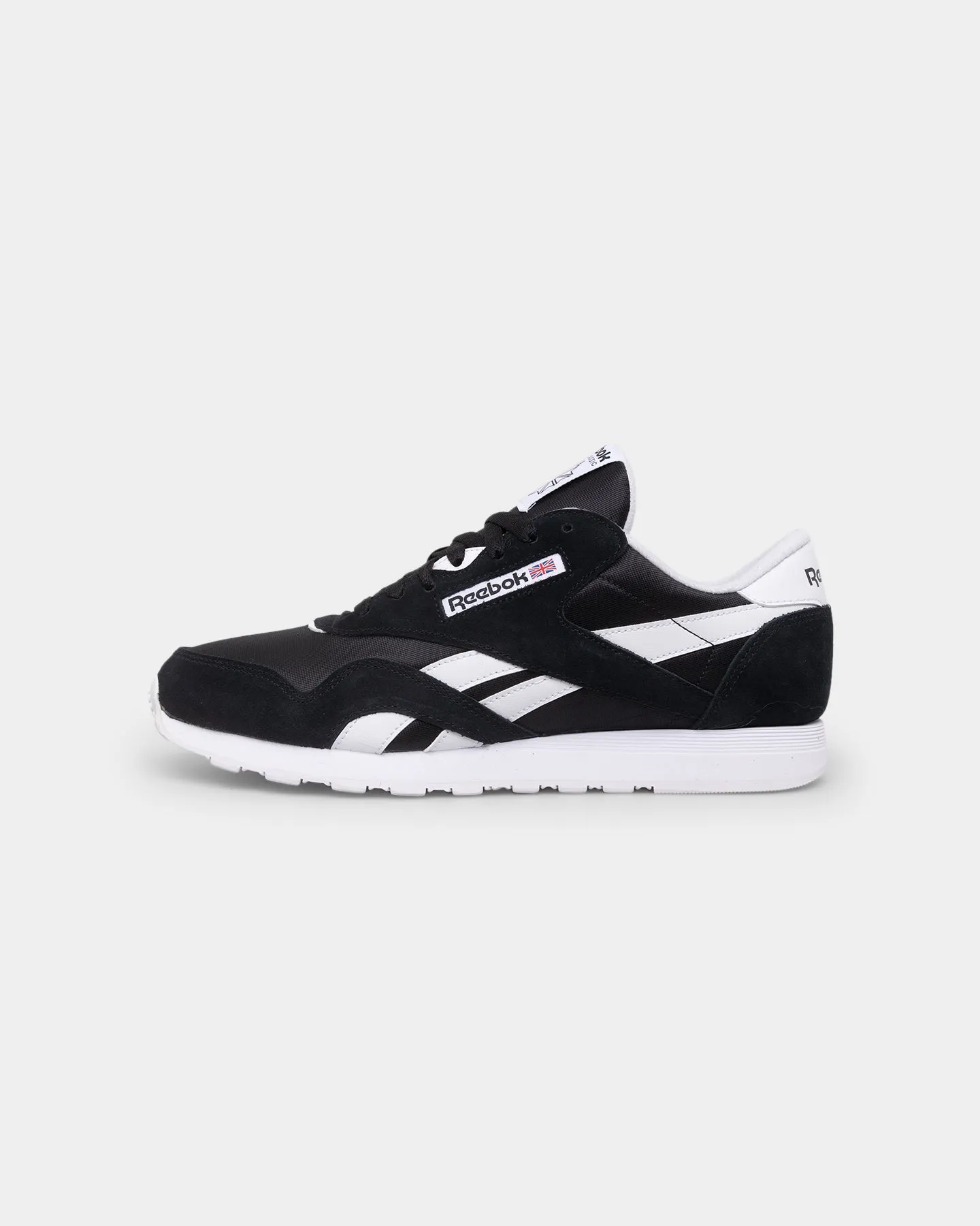 Reebok Classic Nylon Core Black/White Durable Build Weekend Errands