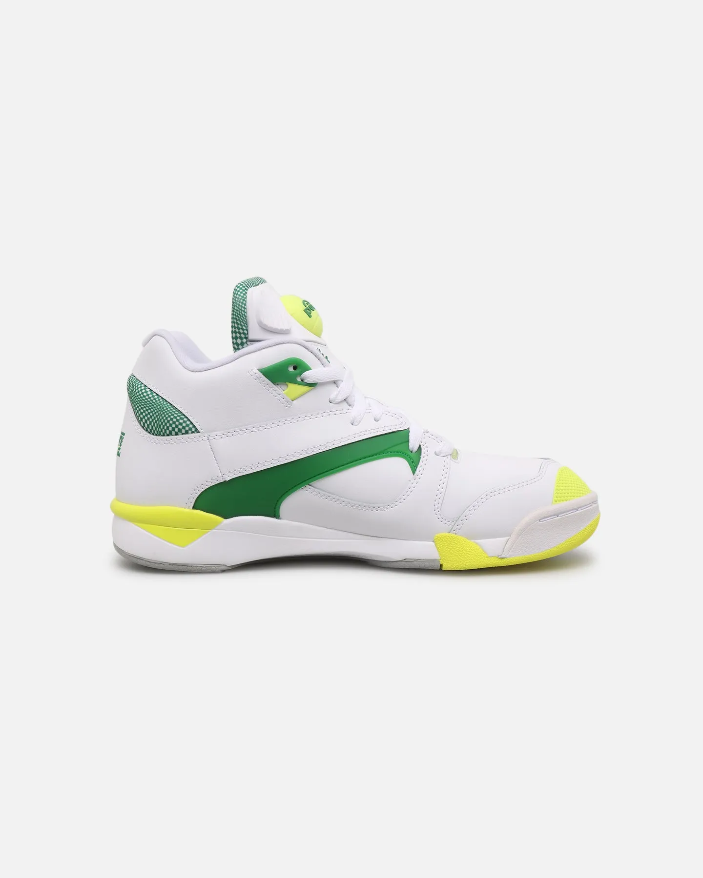 Fashion Rush Secure Sole Reebok Court Victory Pump White/Green