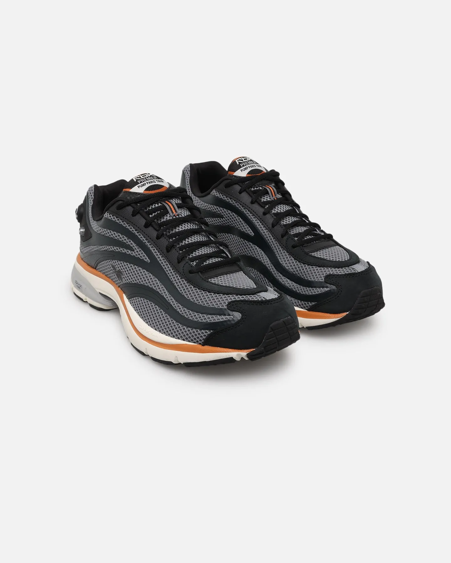 Synthetic Trendy Reebok Premiere Pump Paris Trainer Pure Grey 5