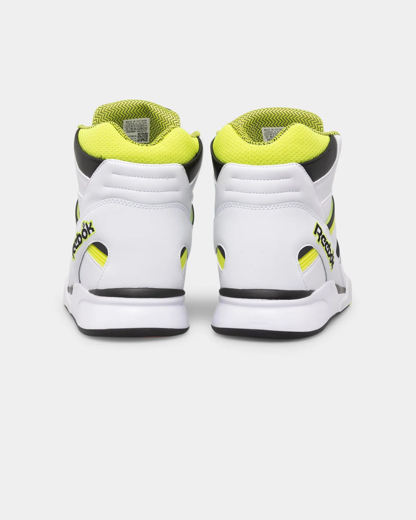 Reebok Pump Twilight Zone "Solar Acid Yellow" Footwear White/Solar Acid Yellow heel cup