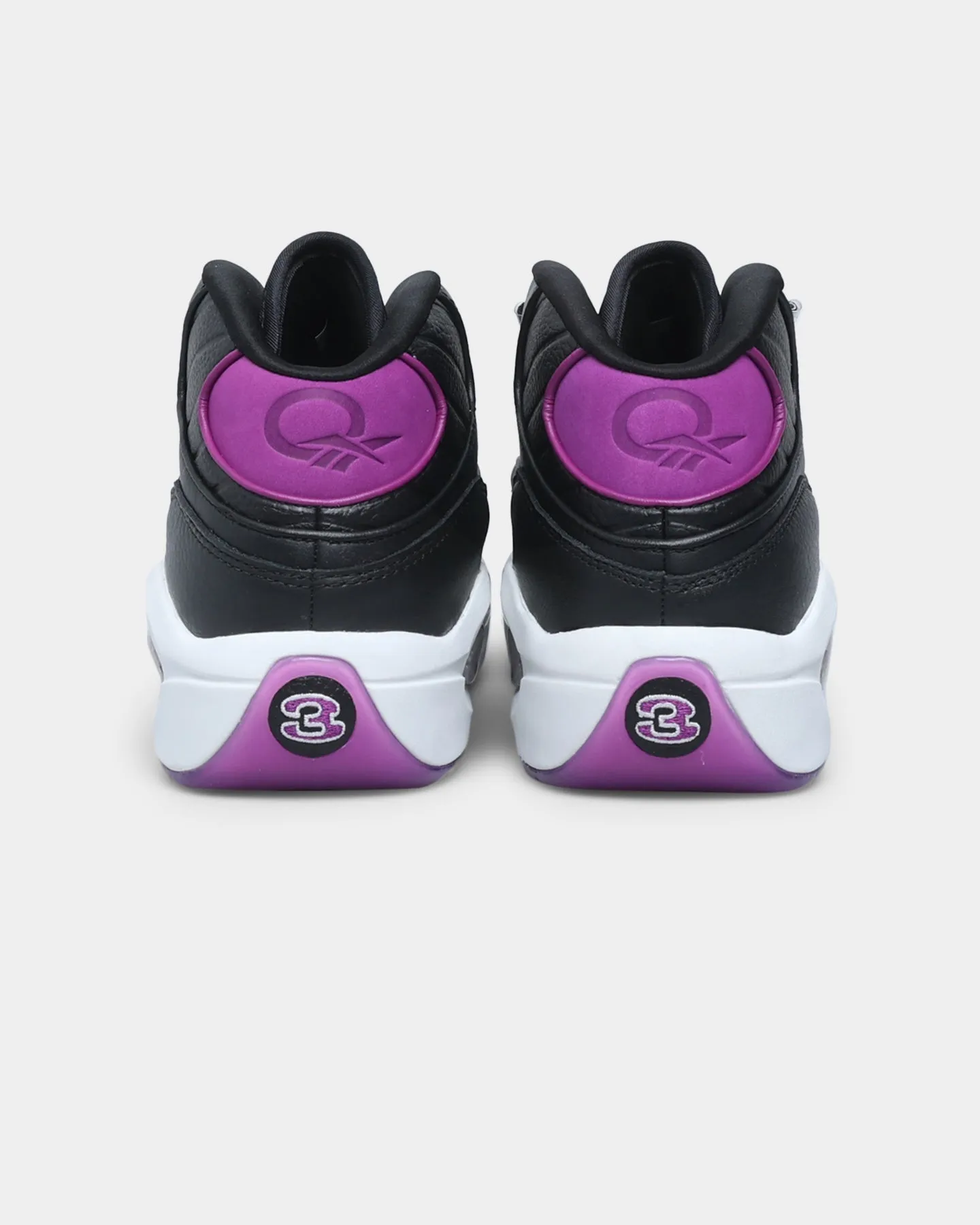 Reebok Question Mid Core Black/Aubergine/Pure Grey Stretchable