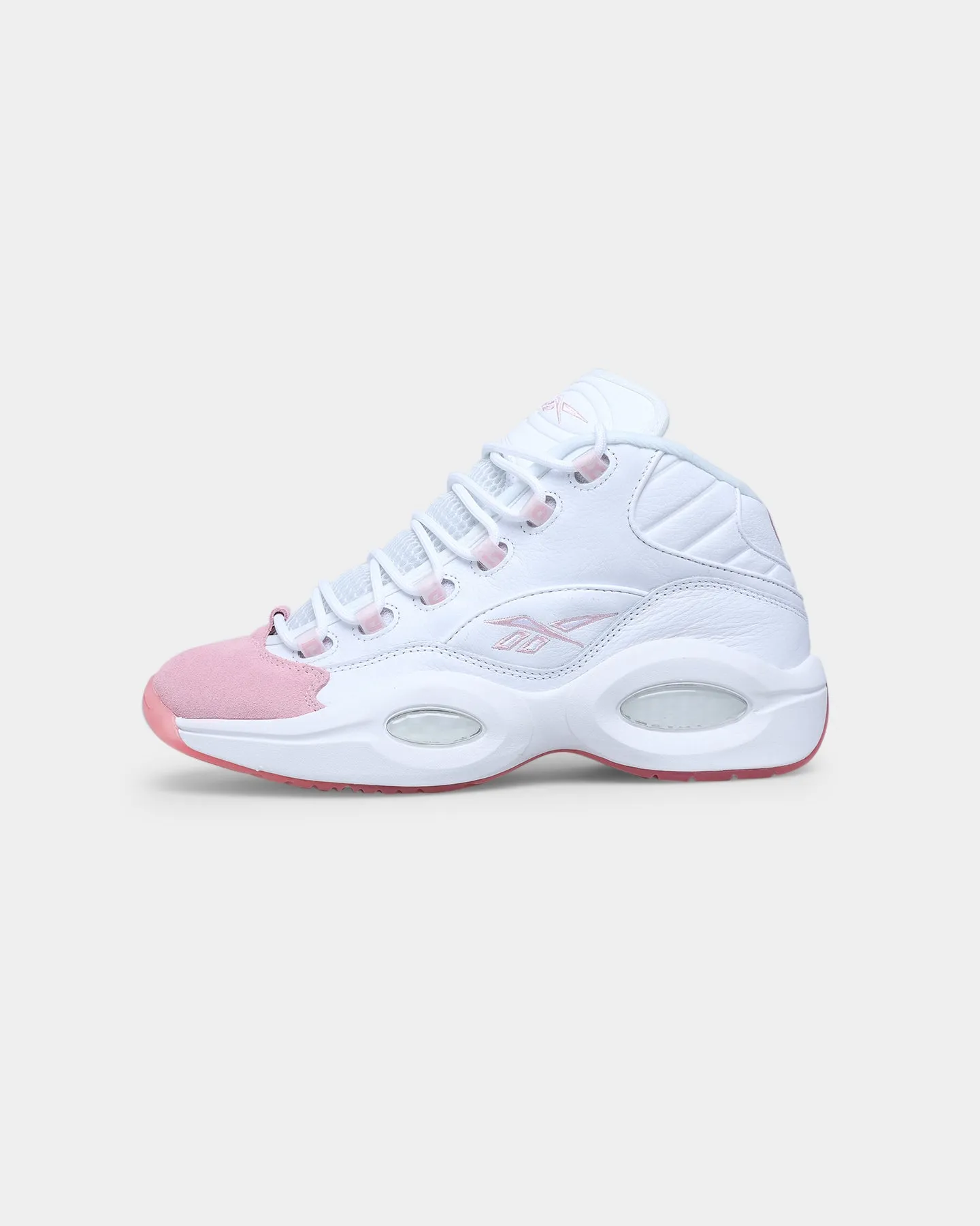 Reebok Question Mid White/Pink Glow/Porcelain Pink Smart Fit