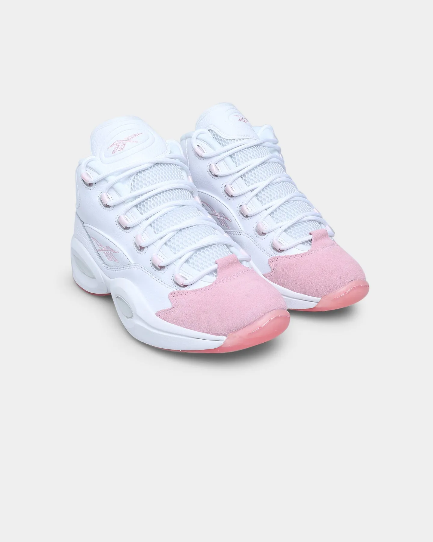 Block Walk Winter Chill Reebok Question Mid White/Pink Glow/Porcelain Pink