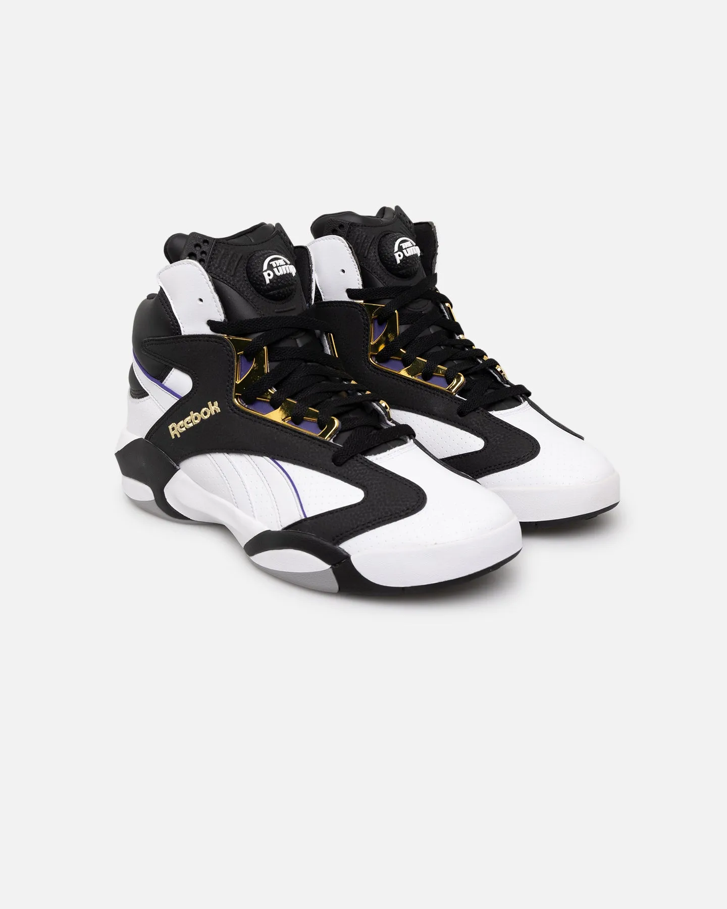 Reebok Shaq Attaq Footwear White/Core Black Adjustable Straps zipper