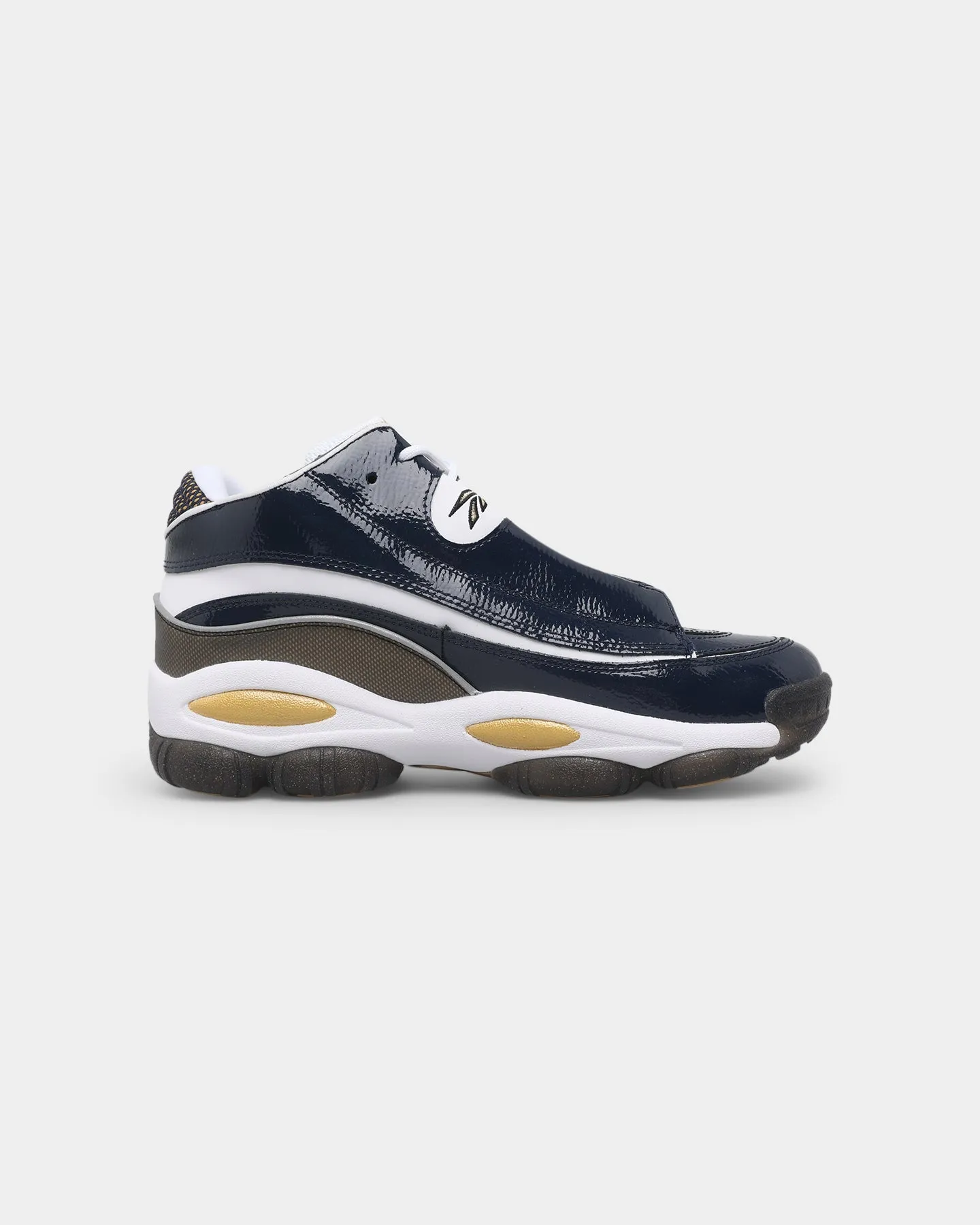 Reebok The Answer DMX "Georgetown" Collegiate Navy Strong Stitching Mom Fit