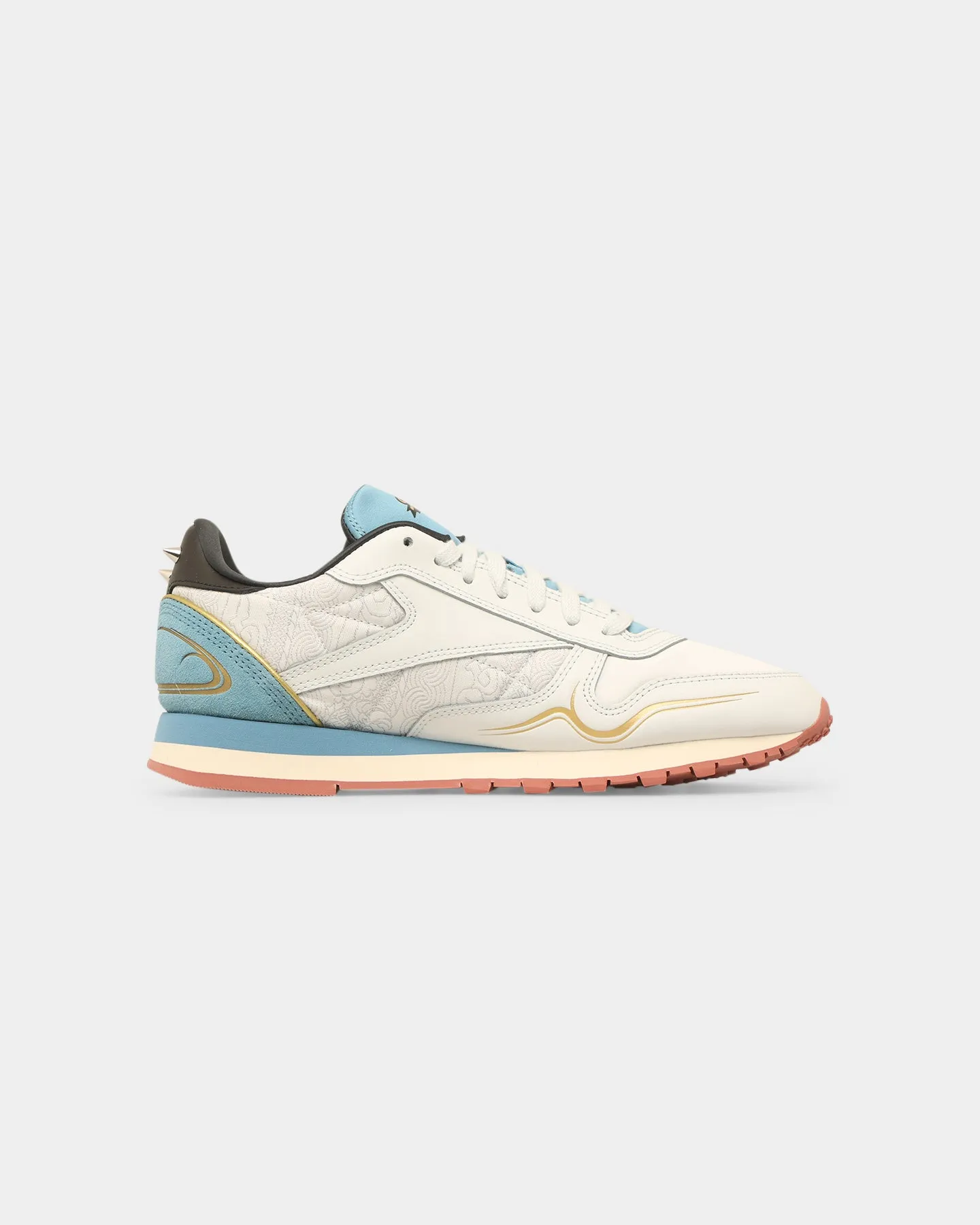 Reebok X Street Fighter Classic Leather Polar Blue/Tough Blue/Core Black Lake Step Dance Fit