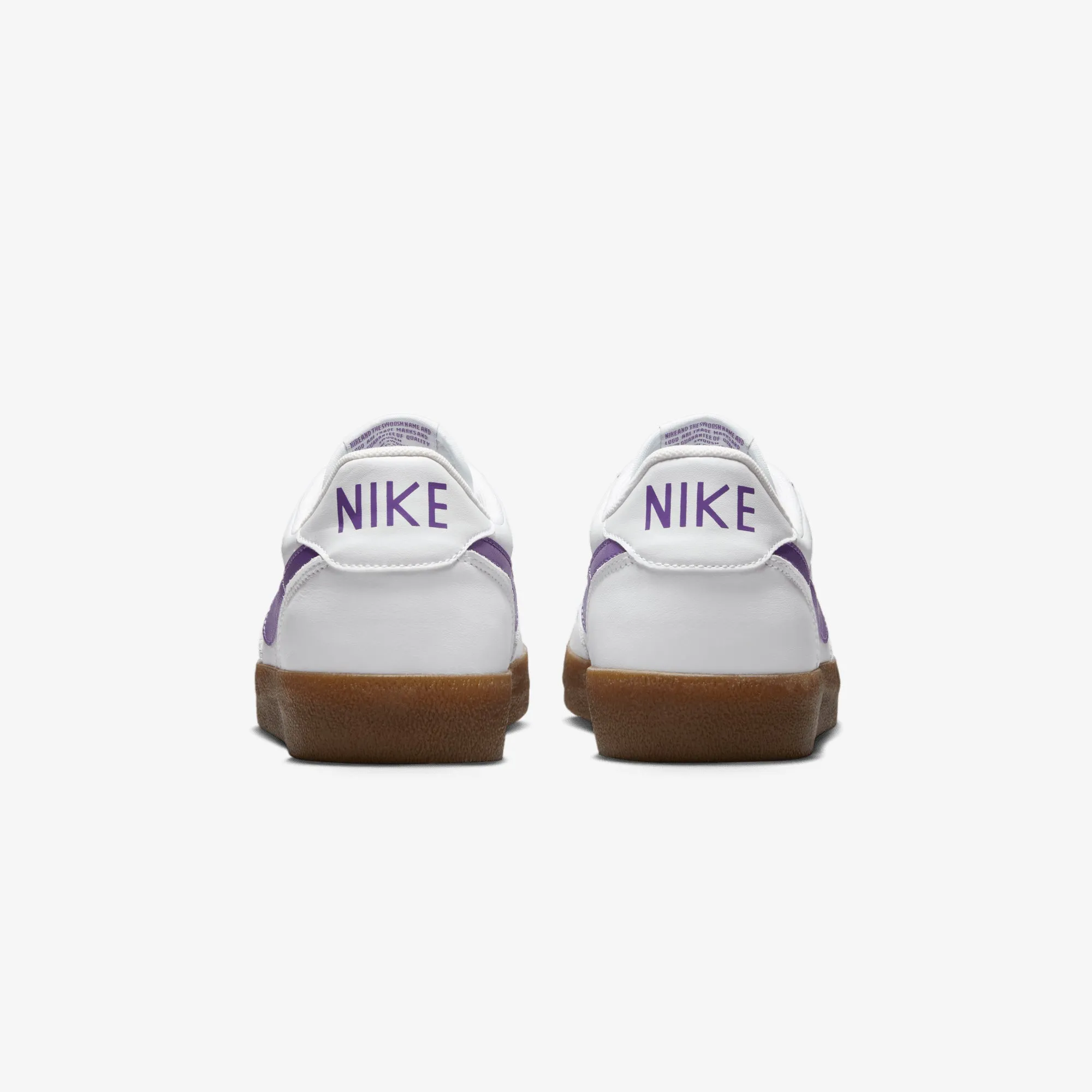 Nike | KILLSHOT 2 LEATHER { WHITE/WILD GRAPE-GUM MED BROWN Anti Tear Material