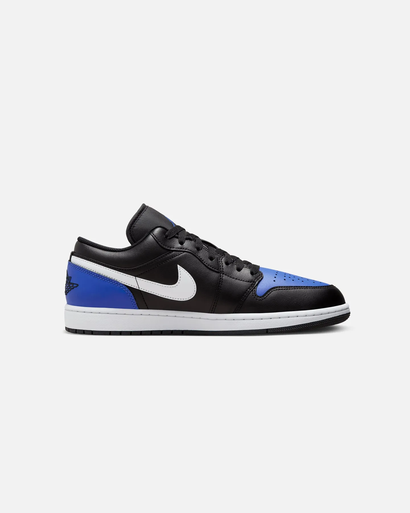 Jordan Air Jordan 1 Low Black/White-Game Royal Road grip