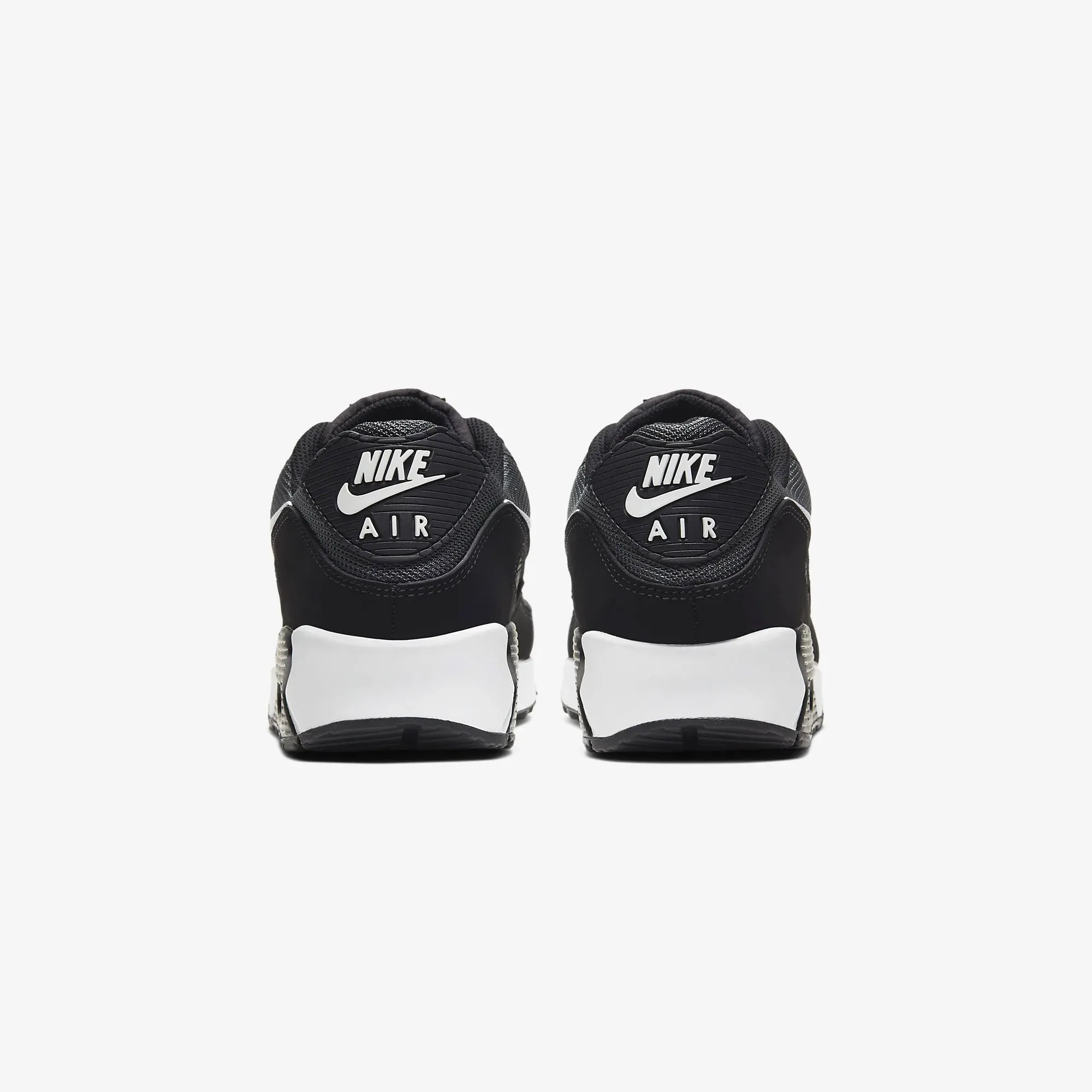 Nike | AIR MAX 90 { DARK SMOKE GREY Compression Molded Lightness Wide Base Platform