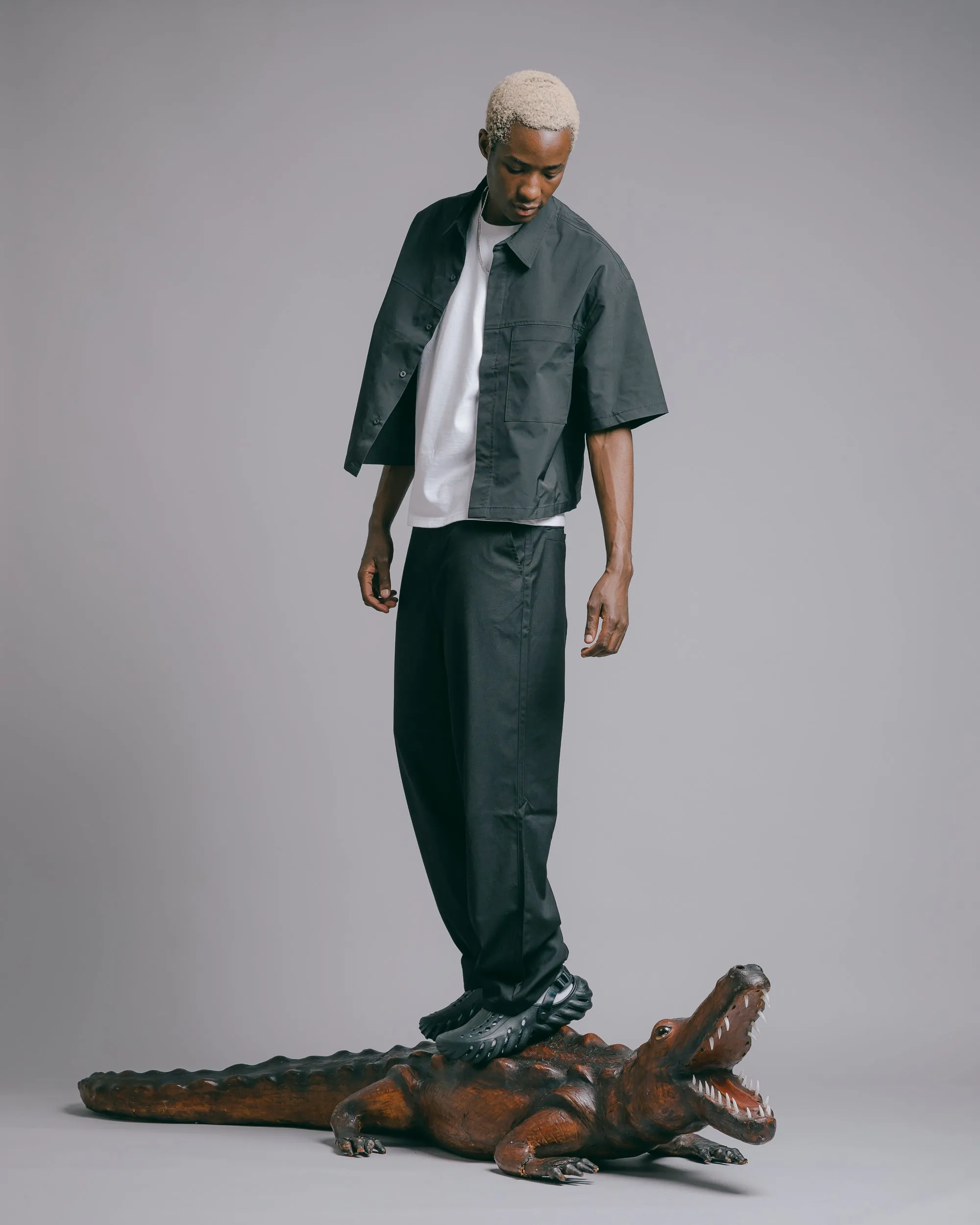 Peace Step Crocs Echo Clog Black