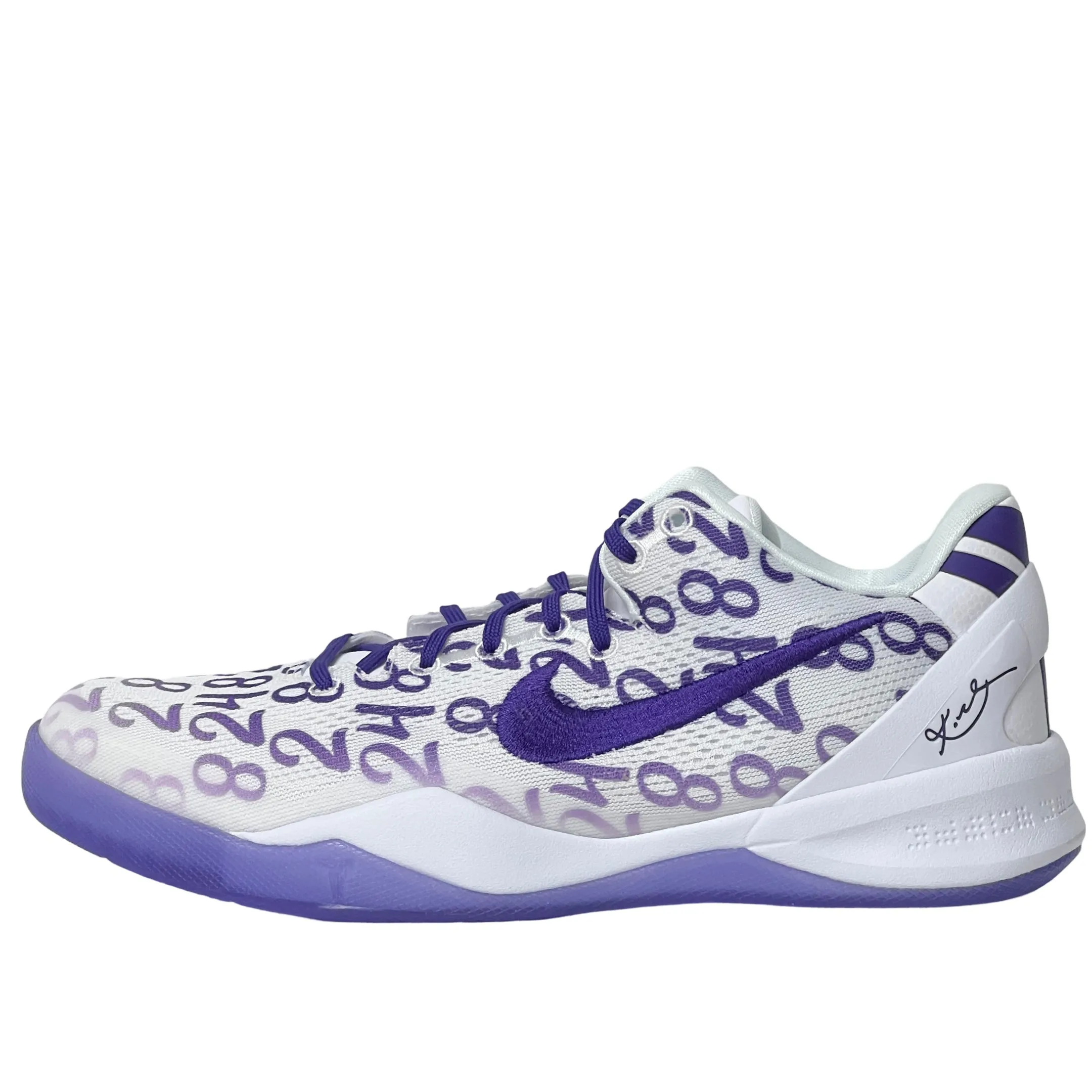 Nike Kobe 8 Protro Court Purple GS Shock Dispersing Tech Quick Entry