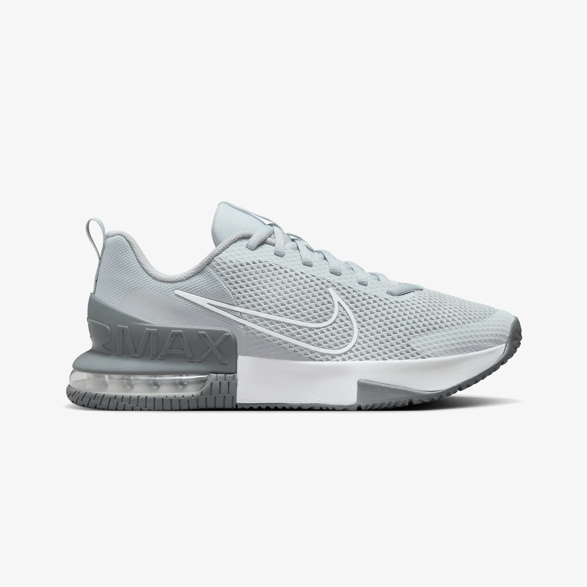 Nike | AIR MAX ALPHA TRAINER 6 { COOL GREY/WHITE-WOLF GREY-PURE PLATINUM Textured Upper