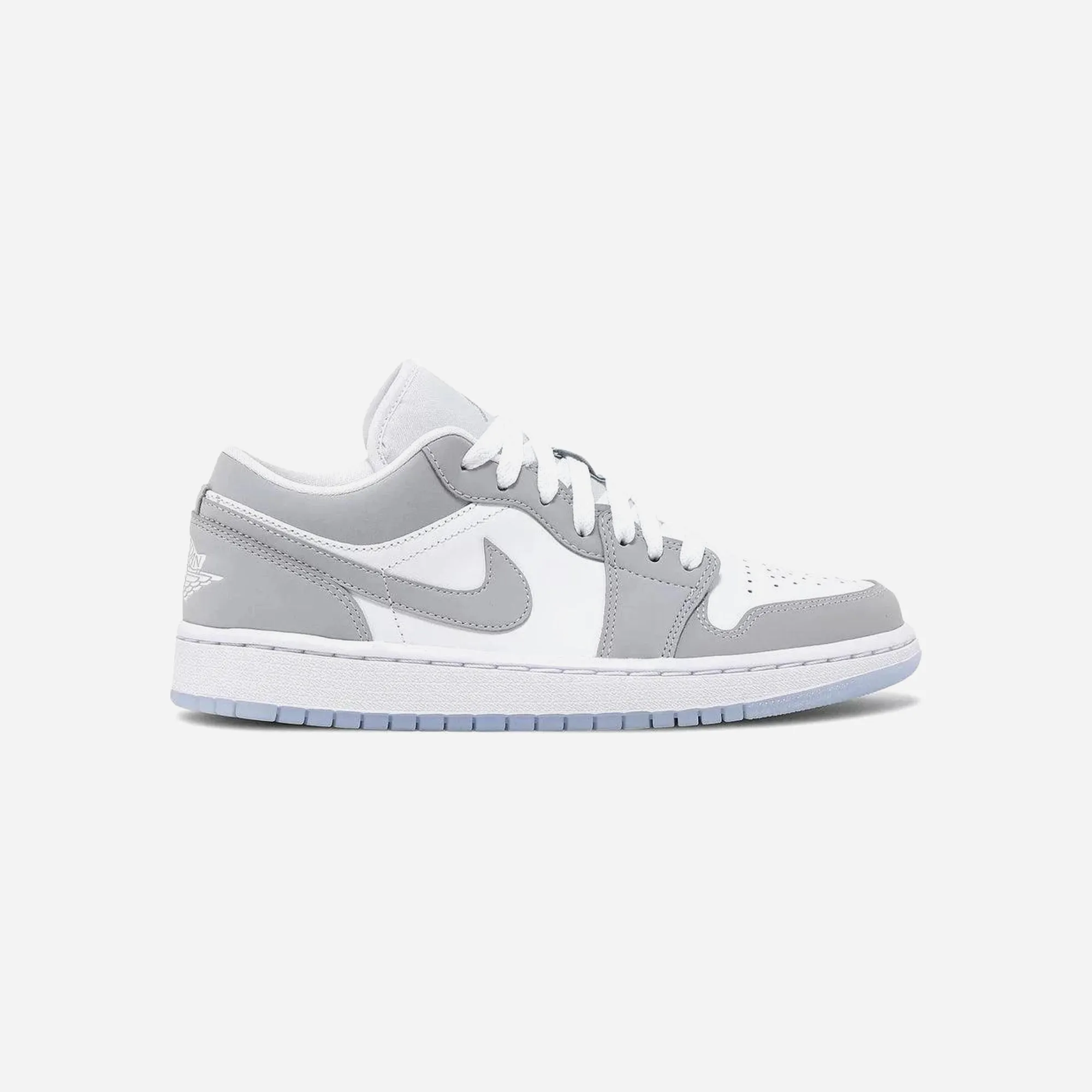 Versatile lining Elastic Nike Air Jordan 1 Low Wolf Grey WMNS