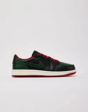 Jordan Air Jordan 1 Retro Low OG 'Black and Gorge Green' FoamCushion
