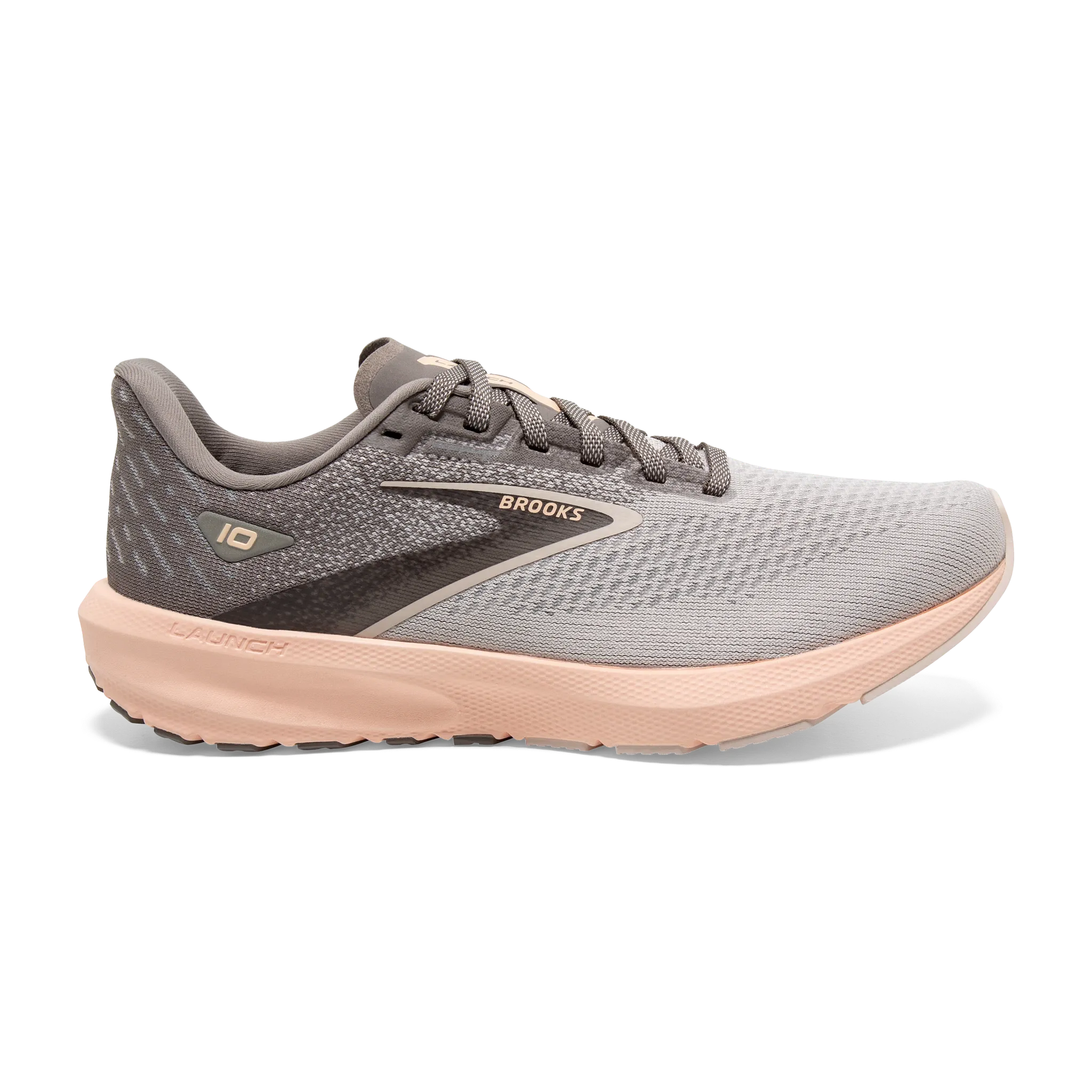 Anti Slip Feather Light Long Distance WOMEN'S LAUNCH 10 - B - 179 GREY/CRYSTAL GREY/PEACH