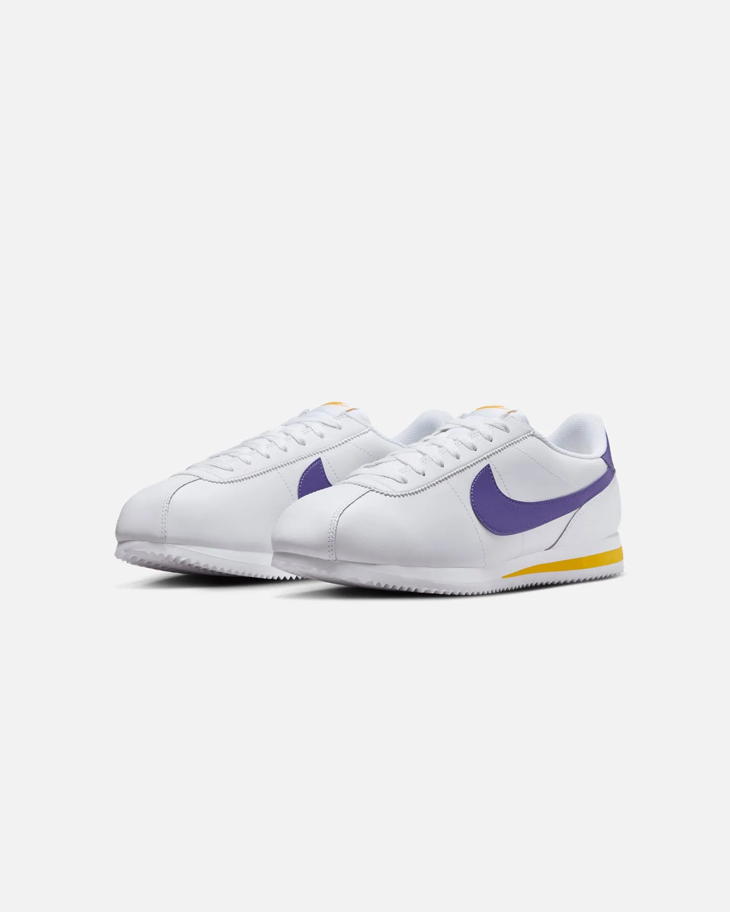 Nike Cortez White/Varsity Purple Travel Light Celebrity Vibe