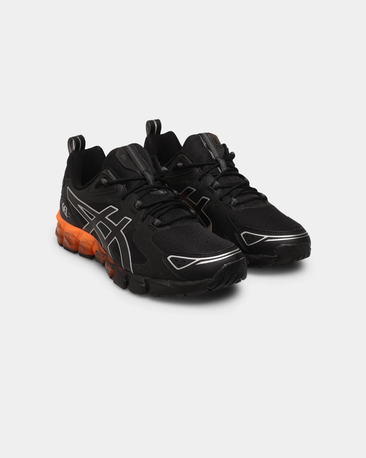 Asics Gel-Quantum 180 Black/Pure Silver Strong Stitching shape fit