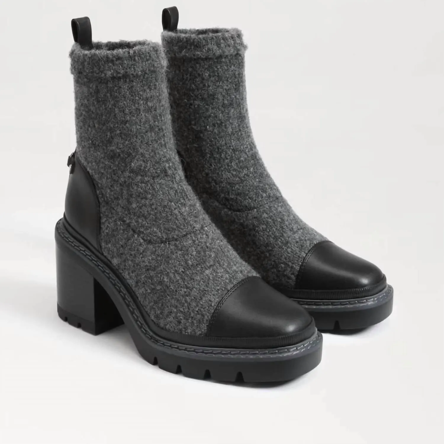 Seamless Comfort Remote Hiking Thermal Core Morning Walk Rozanna Knit Bootie In Charcoal/black
