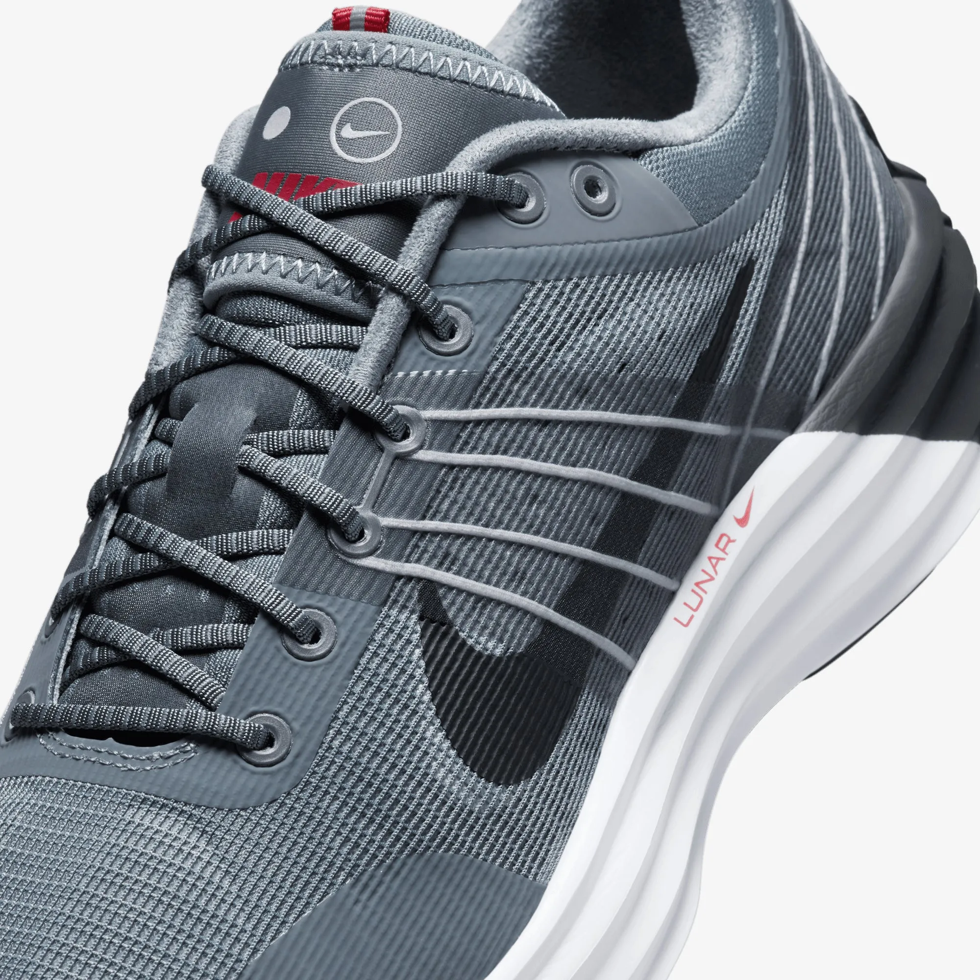 NIKE | LUNAR ROAM { COOL GREY/ANTHRACITE-WOLF GREY Zero Drop Platform Relaxed Step