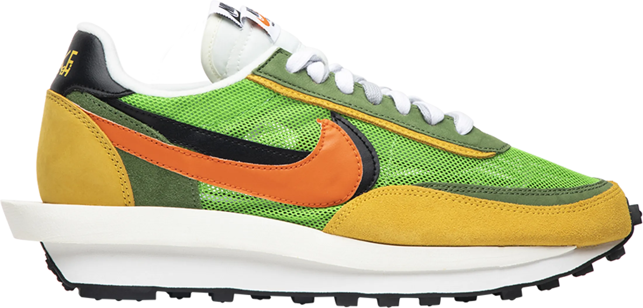 Durable Synthetic Low Cushion Sacai x LDV Waffle 'Green Gusto' - BV0073 300