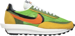 Durable Synthetic Low Cushion Sacai x LDV Waffle 'Green Gusto' - BV0073 300