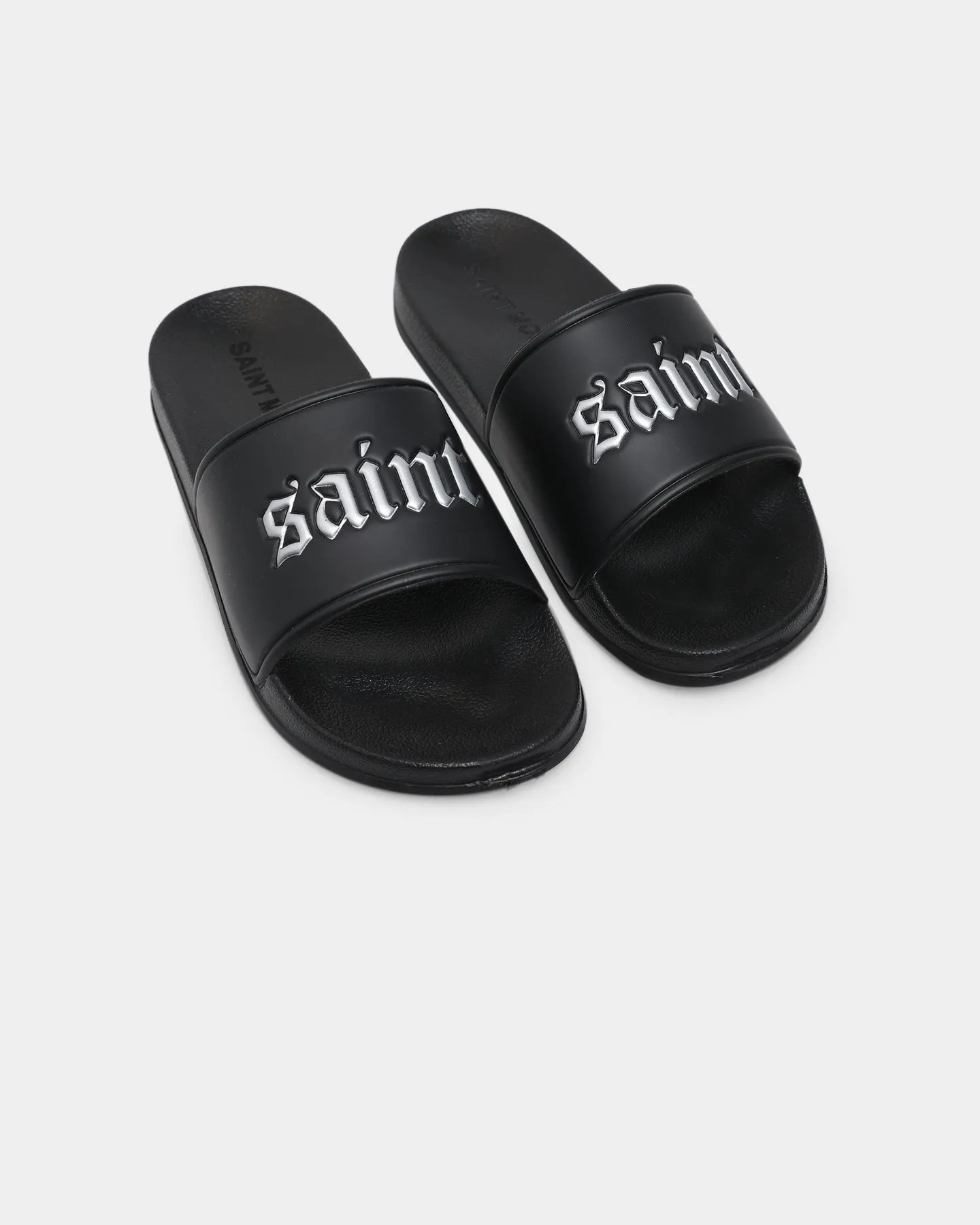 Saint Morta Cambronne Slide Black/Silver Neutral Base Beach Vibe