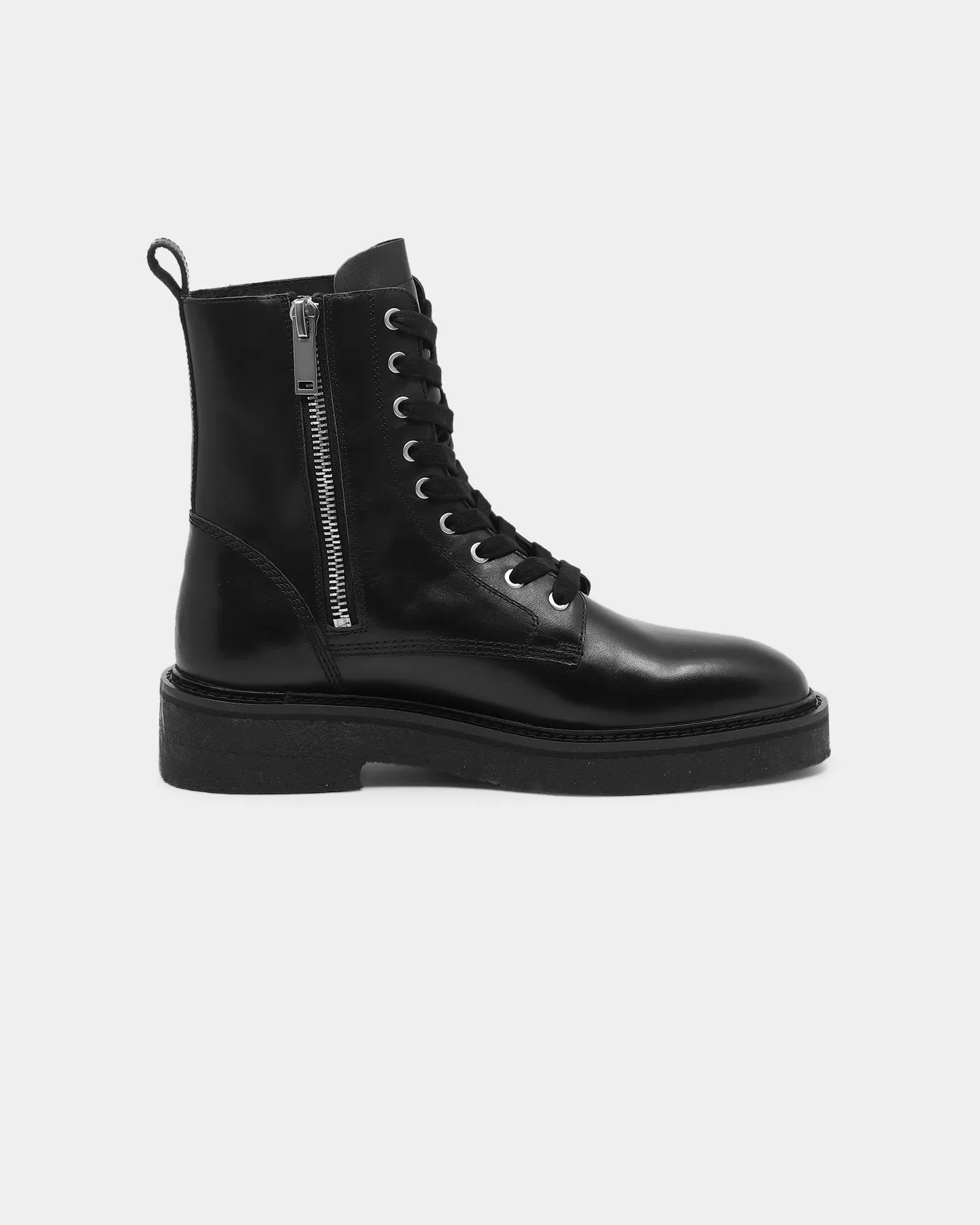 Wet Grip Zip Up Saint Morta Chunky Boot Black