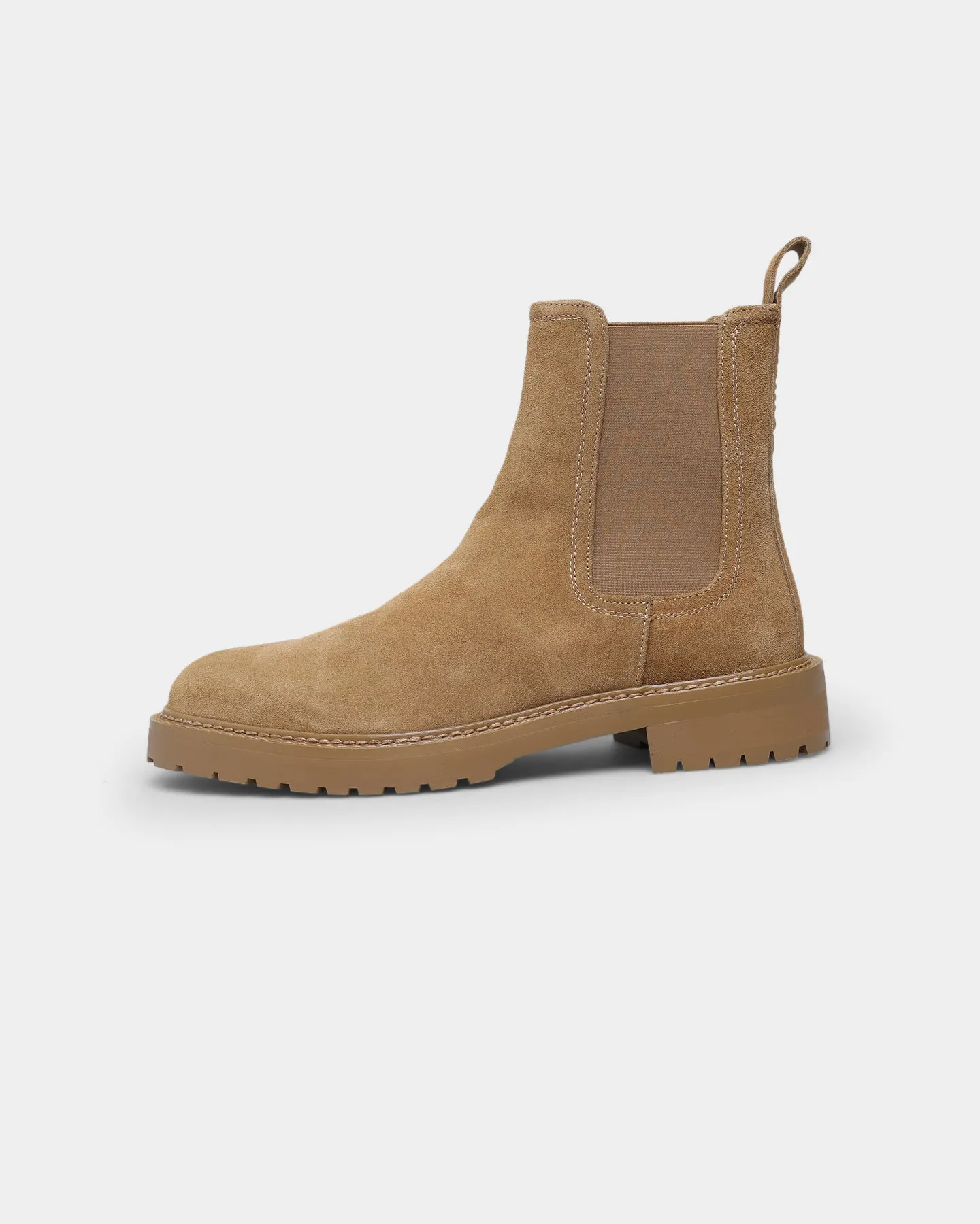 Saint Morta Chunky Chelsea Boot Camel Wide Path Moon Walk