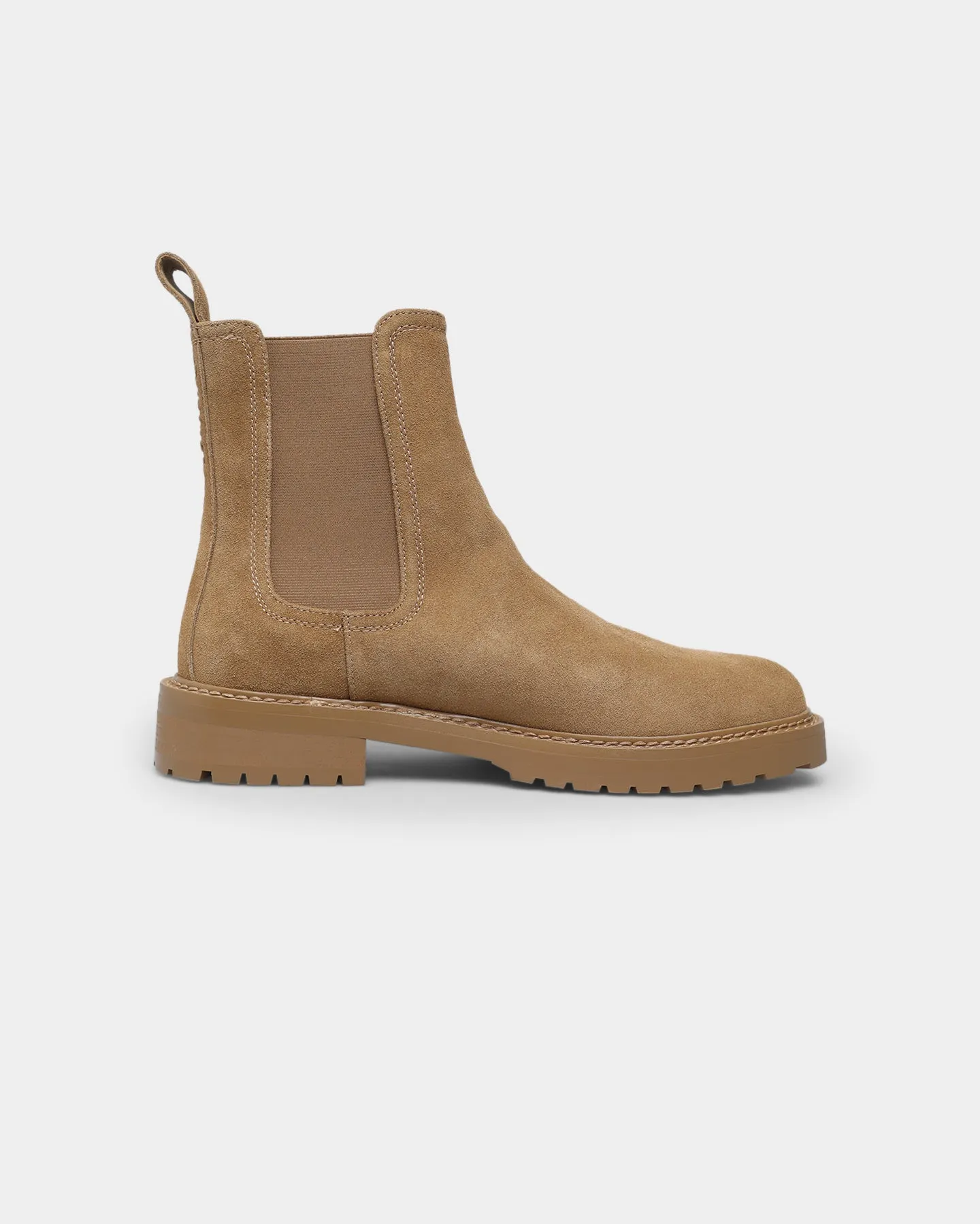 Saint Morta Chunky Chelsea Boot Camel Ergonomic Cold Weather Foam Base