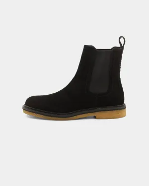 Quick Drying Travel Enthusiasts Saint Morta Crepe Chelsea Boot Black/Gum