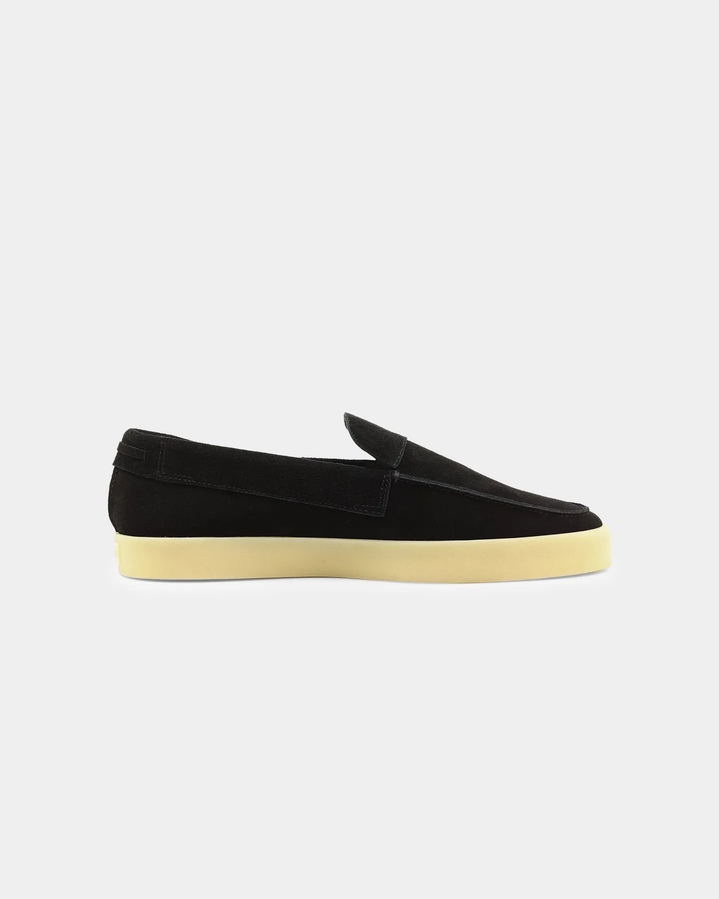 Saint Morta Hemisphere Suede Slip On Loafer Black/Gum Wind Chill