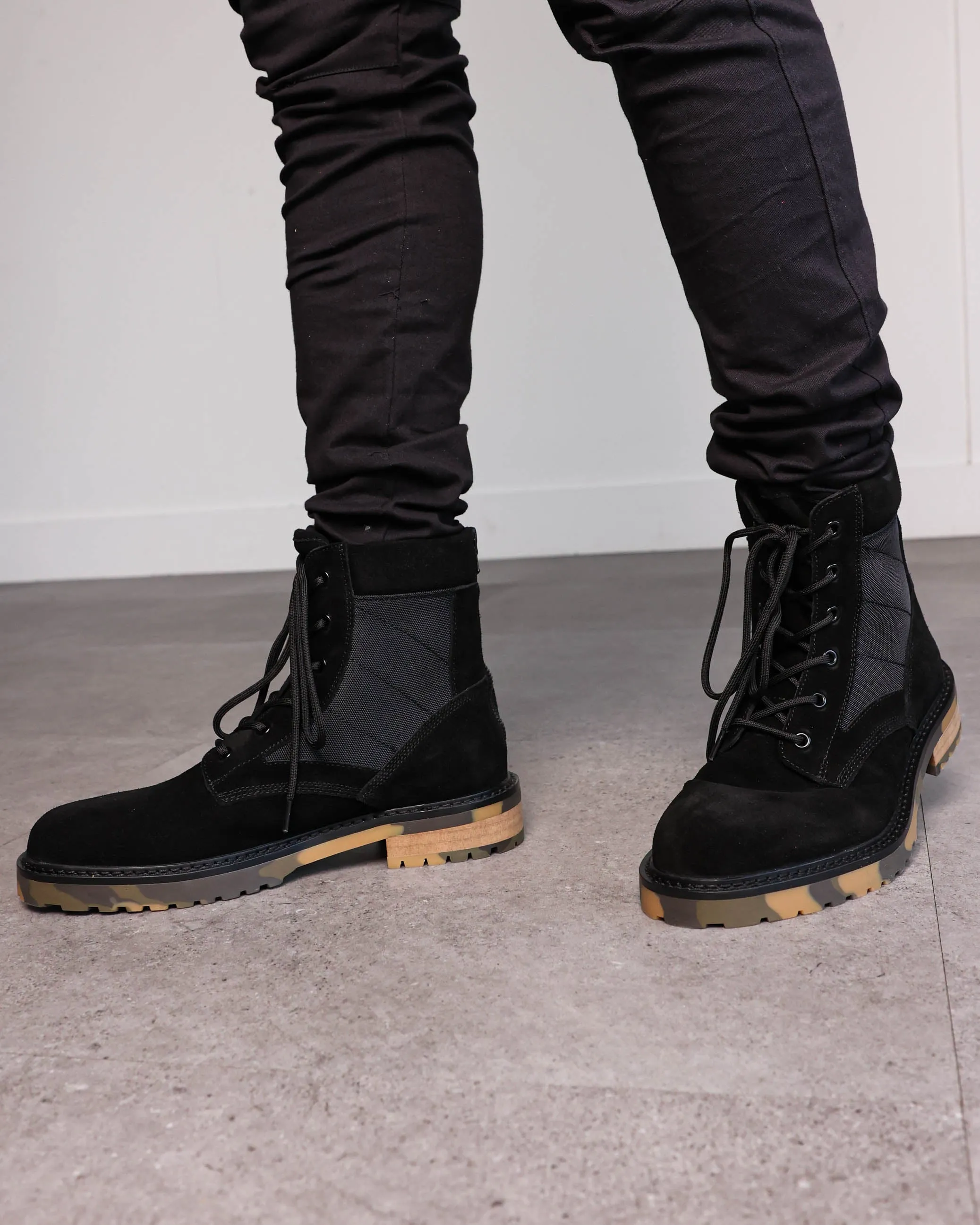 Saint Morta Legion Boot Black/Camo Low Profile