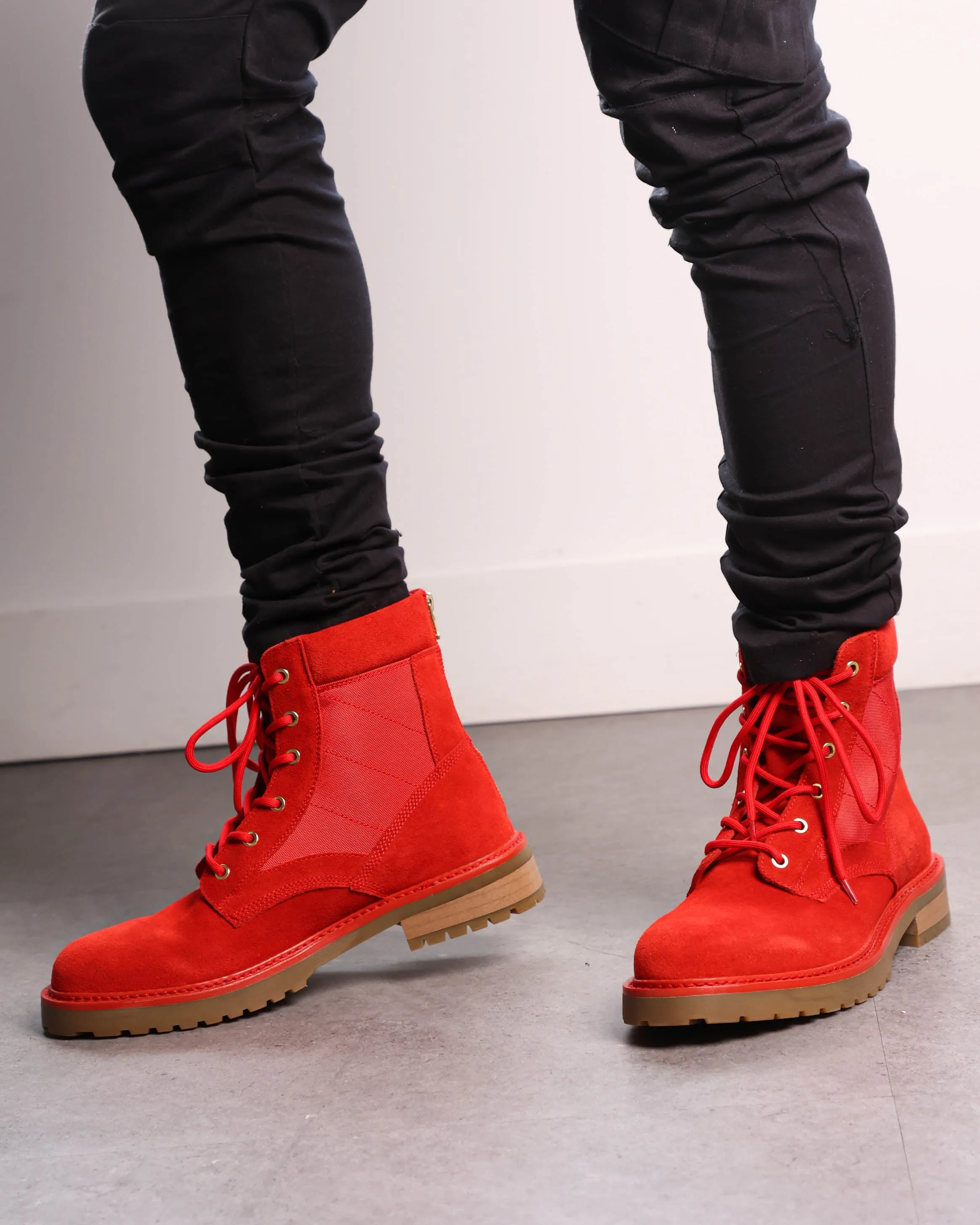 Queen Touch Love Glow Saint Morta Legion Boot Red/Gum