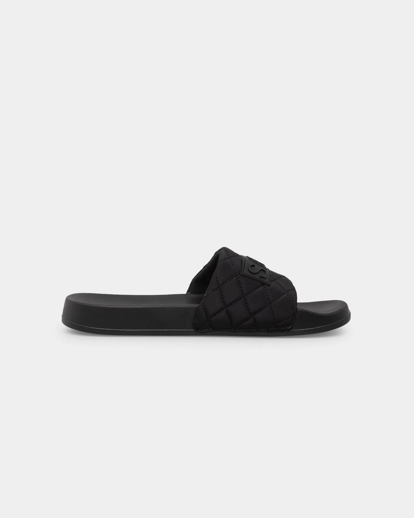 Classic Chic Saint Morta Meteor Quilted Slide Black