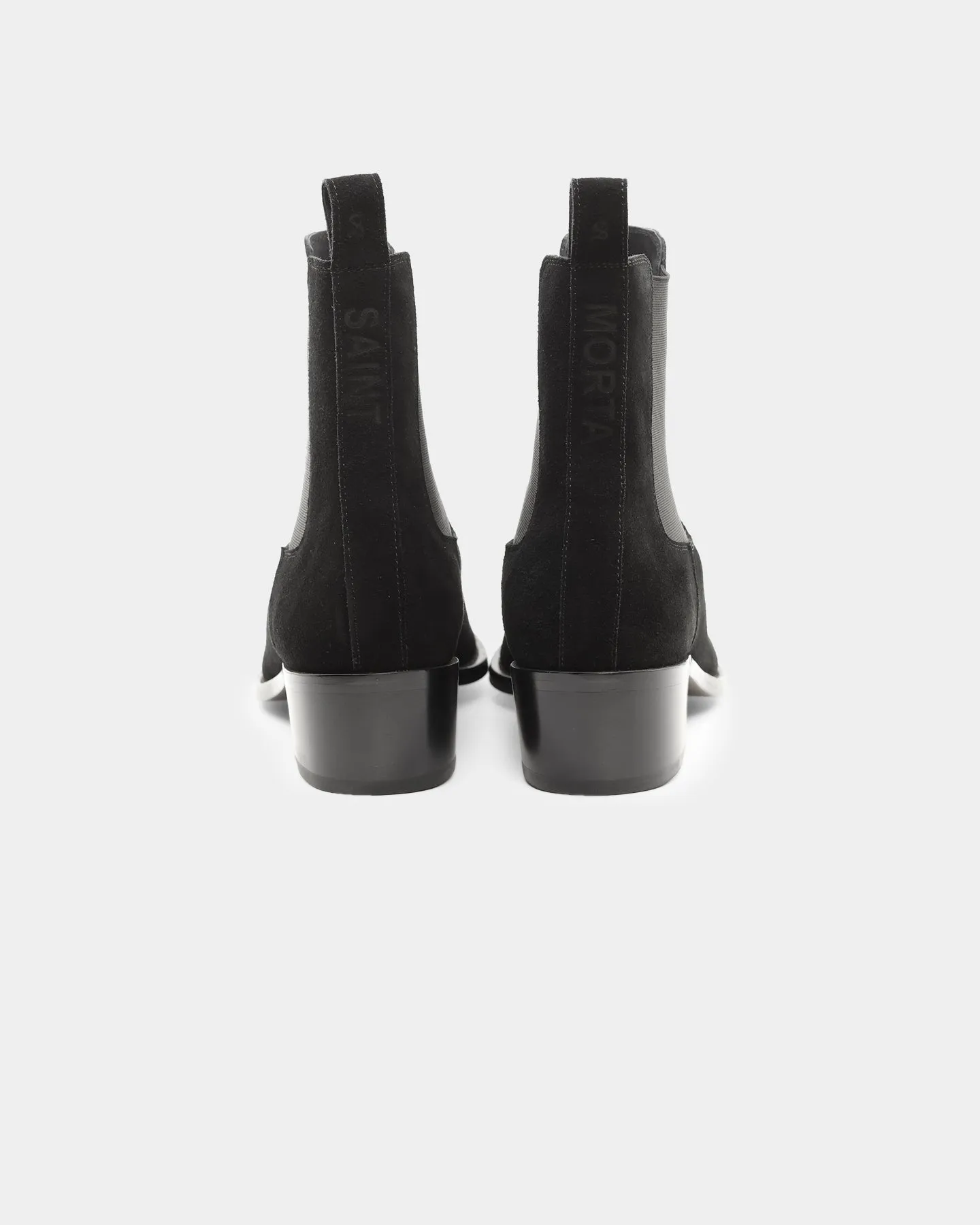 Saint Morta Nomad Pointy Toe Chelsea Boot Black Urban Sleek Supportive Core All Ages