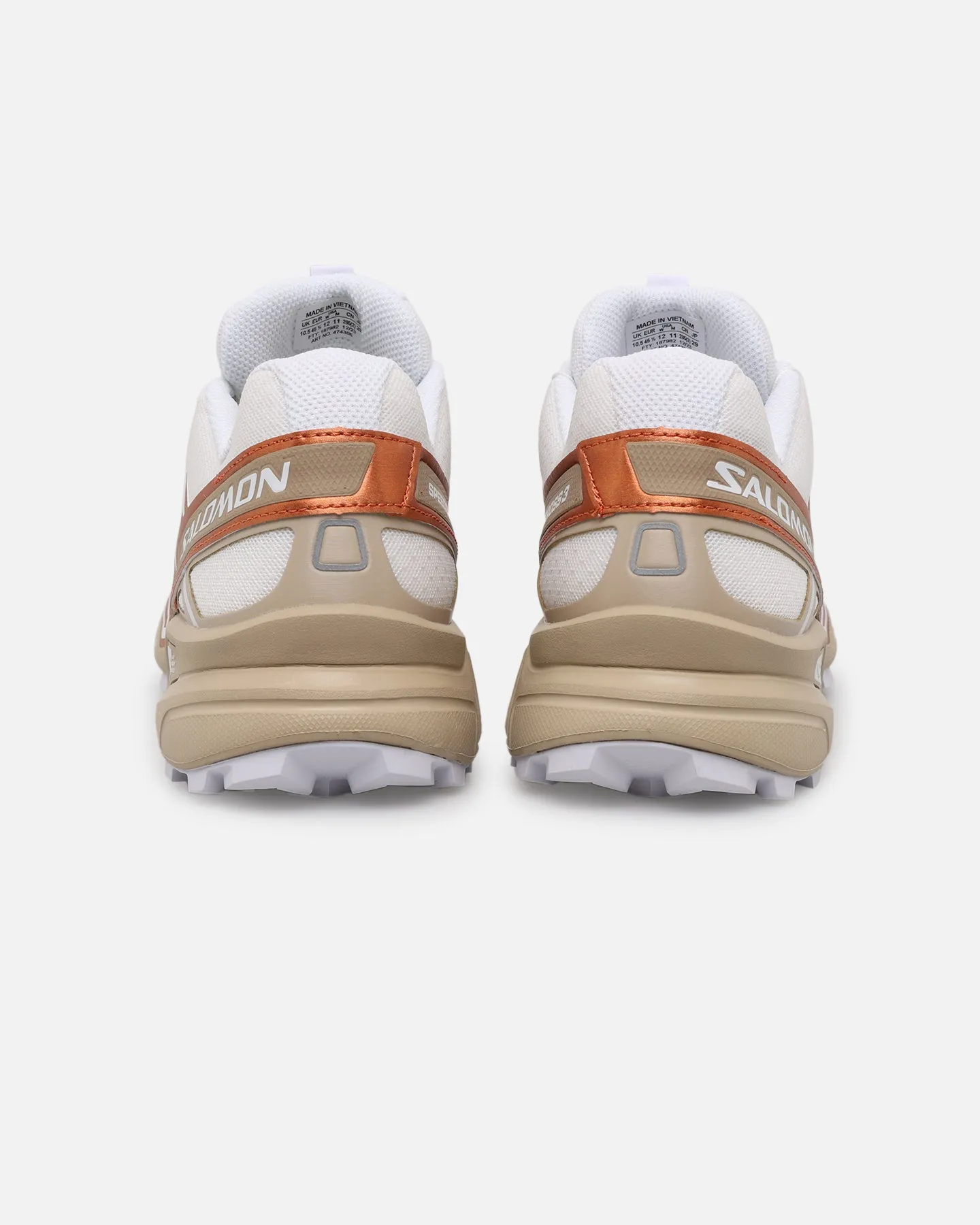 Stretchable Material Salomon Speedcross 3 Metallic White