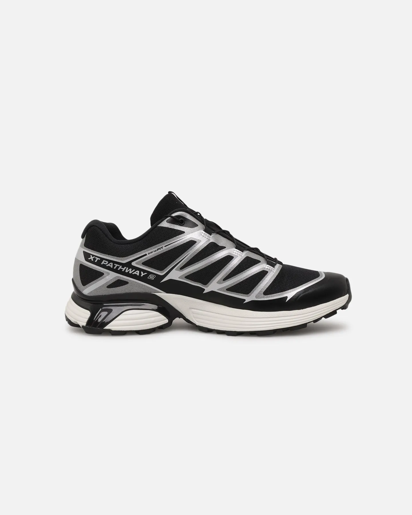 Salomon XT-Pathway 2 Black/Silver Foam Lining Running Errands Island Step