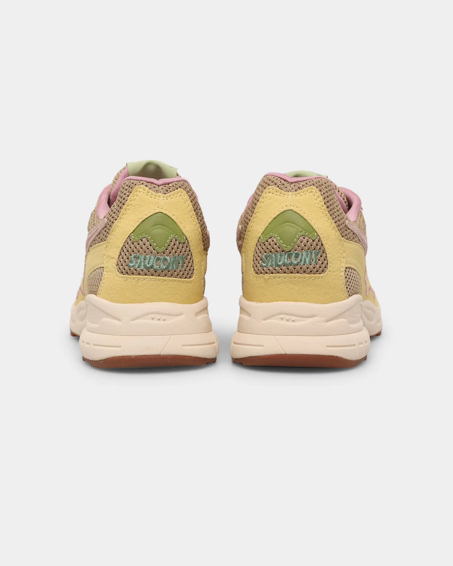 Saucony 3D Grid Hurricane Tan/Light Yellow Mountain Strong Urban Walk