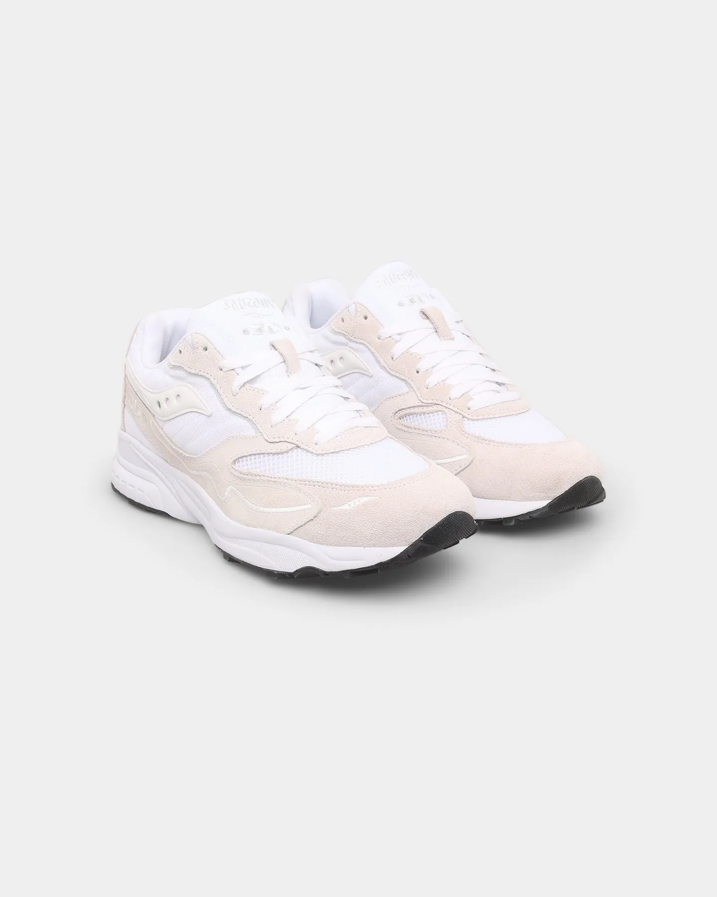 Urban Sleek Saucony 3D Grid Hurricane White/White