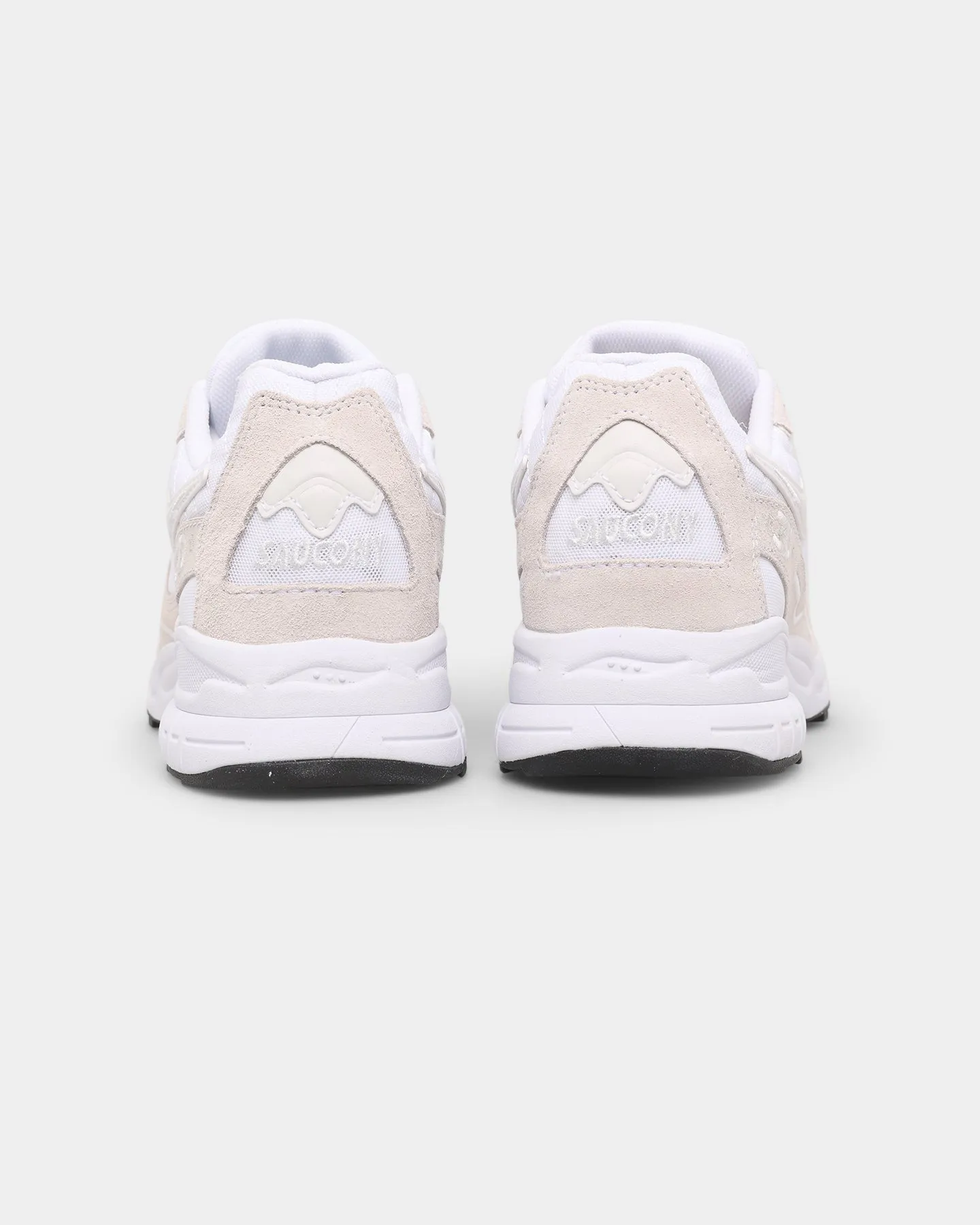 Cushioned Footbed All Terrain Stylish Commuters Saucony 3D Grid Hurricane White/White