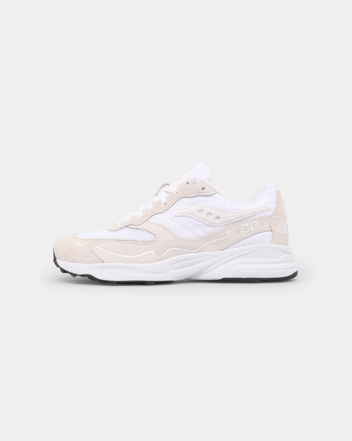 Deep Grip Fast Run Saucony 3D Grid Hurricane White/White