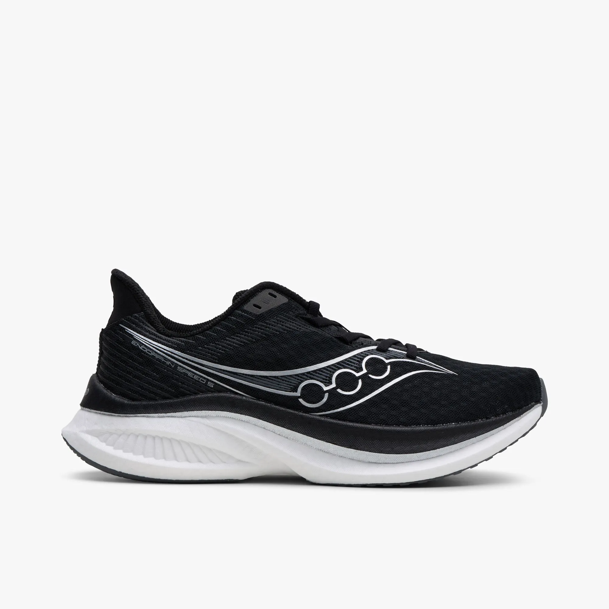 Saucony Endorphin Speed 5 Black / White seamless upper shoes