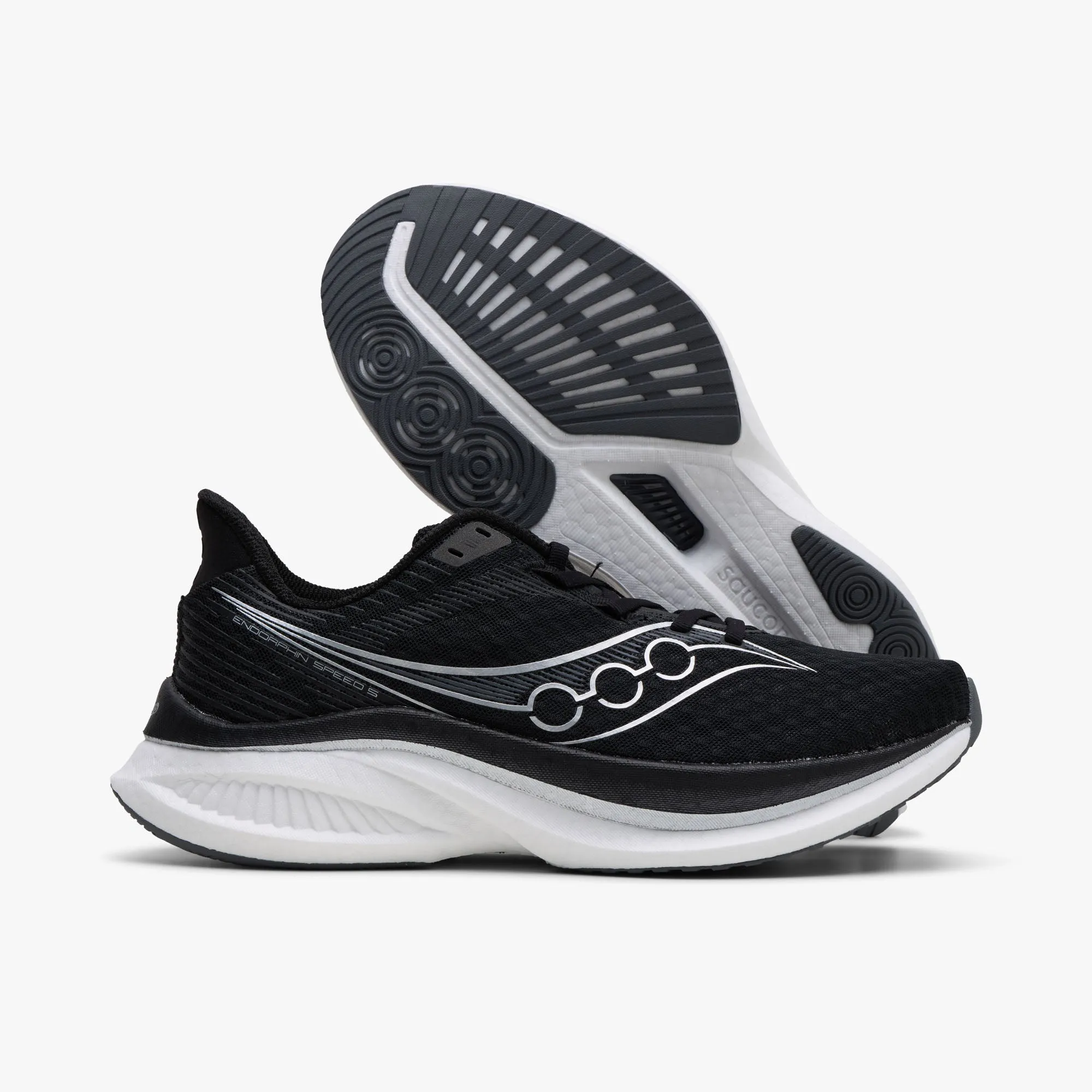 Saucony Endorphin Speed 5 Black / White odor - control shoes morning