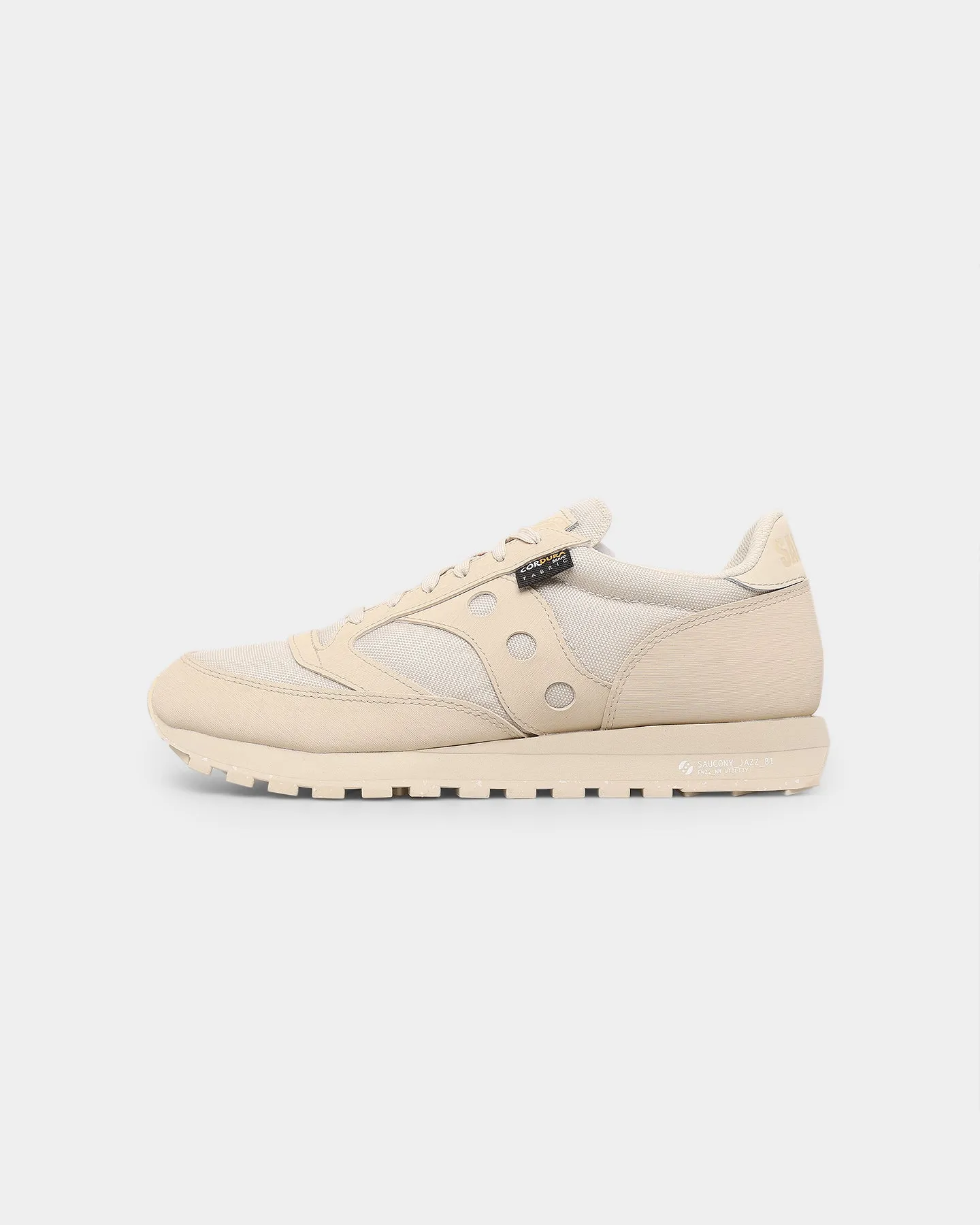 Comfort toe Saucony Jazz 81 Sand
