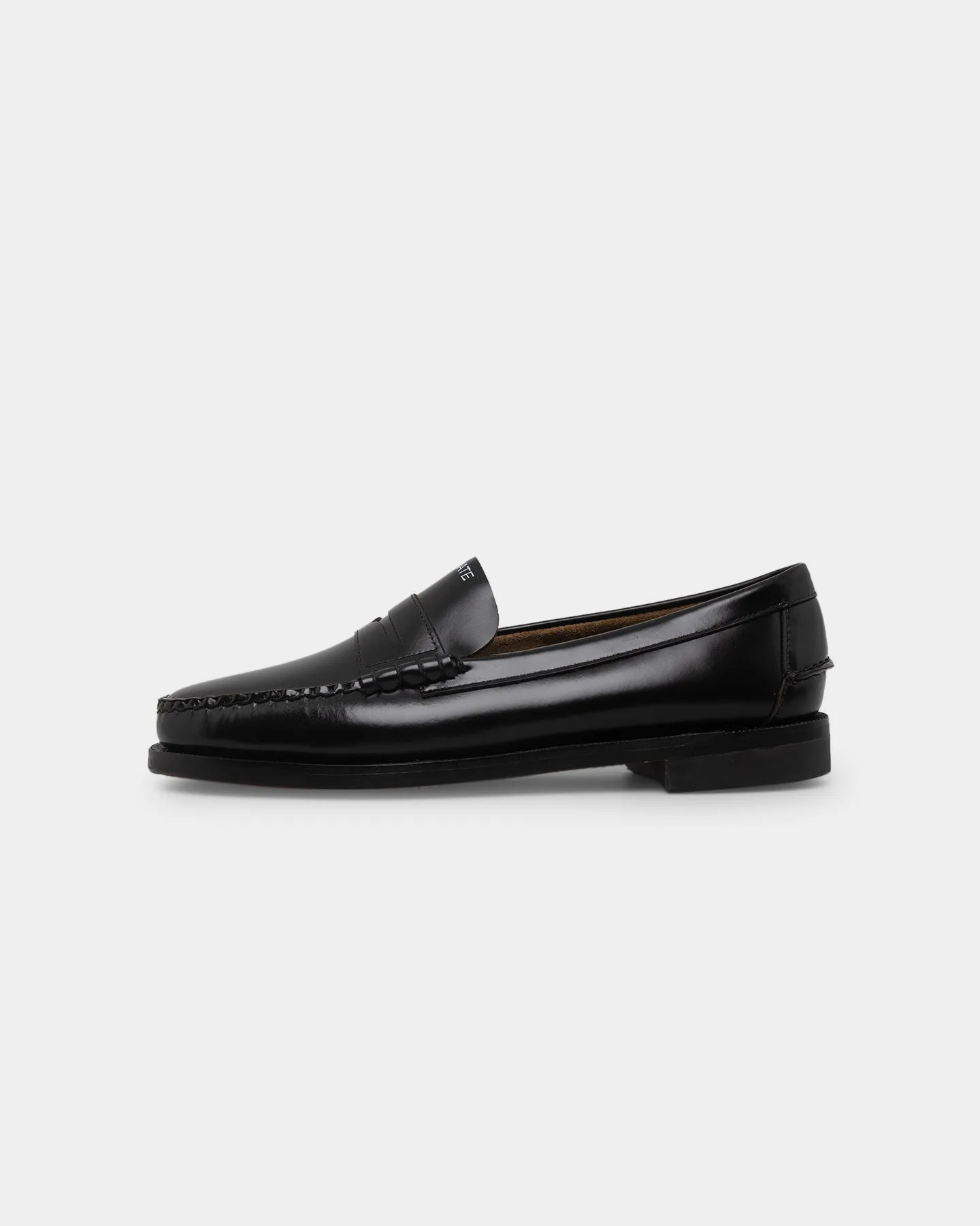 Sebago Classic Dan Tag Black Hot Pick Leather Upper