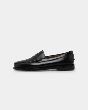 Sebago Classic Dan Tag Black Hot Pick Leather Upper