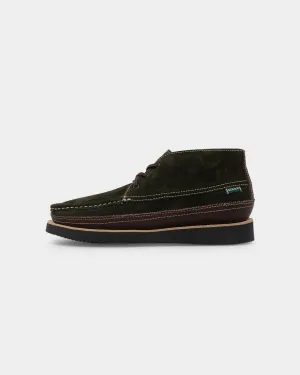 Festival Vibe Running Sebago Miwak Suede Canoe Moc Tumble Dark Brown