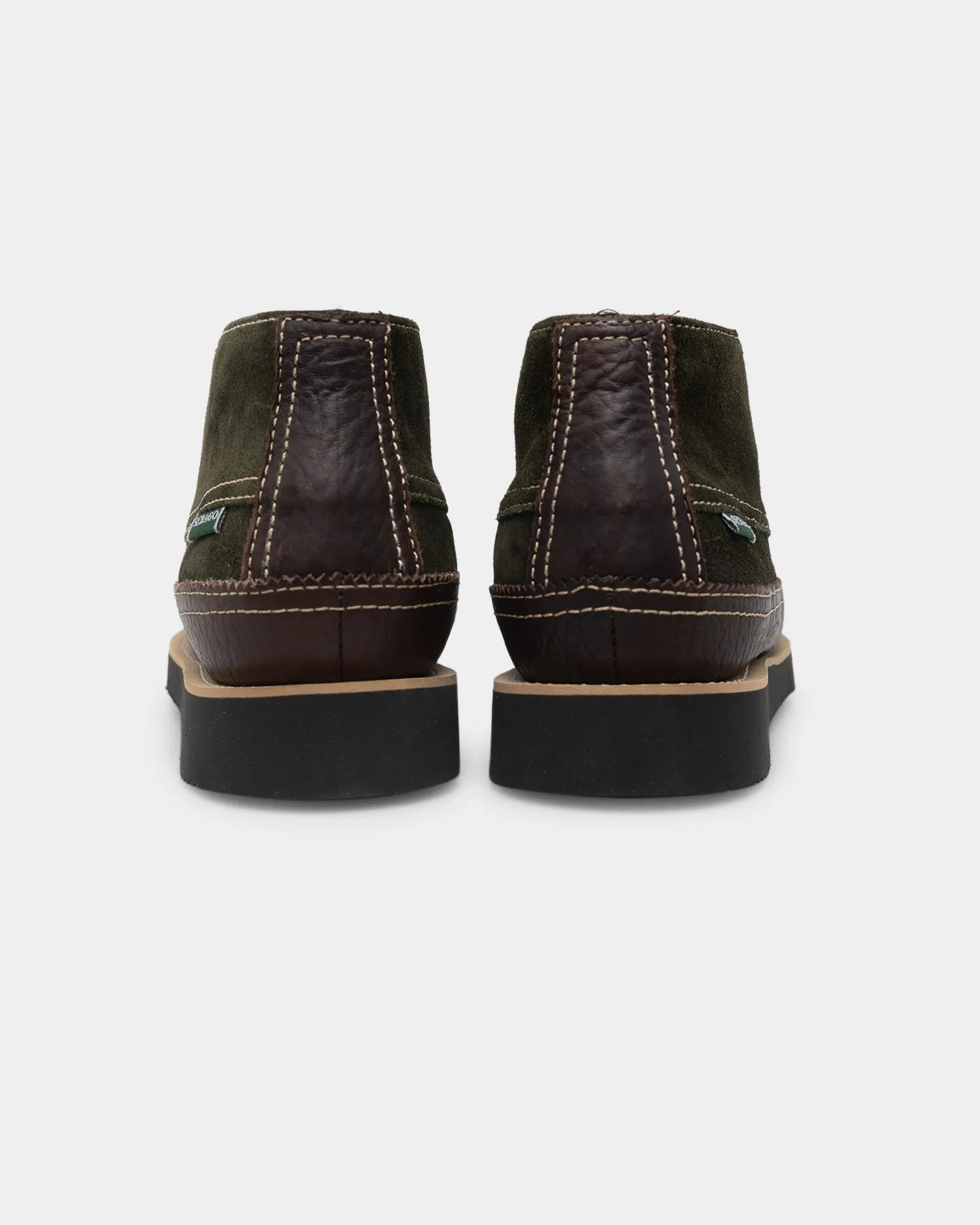 Low Top Height Plus Sebago Miwak Suede Canoe Moc Tumble Dark Brown