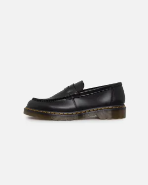 Snow Warm Star Edge Dr. Martens Penton Loafer Black Smooth
